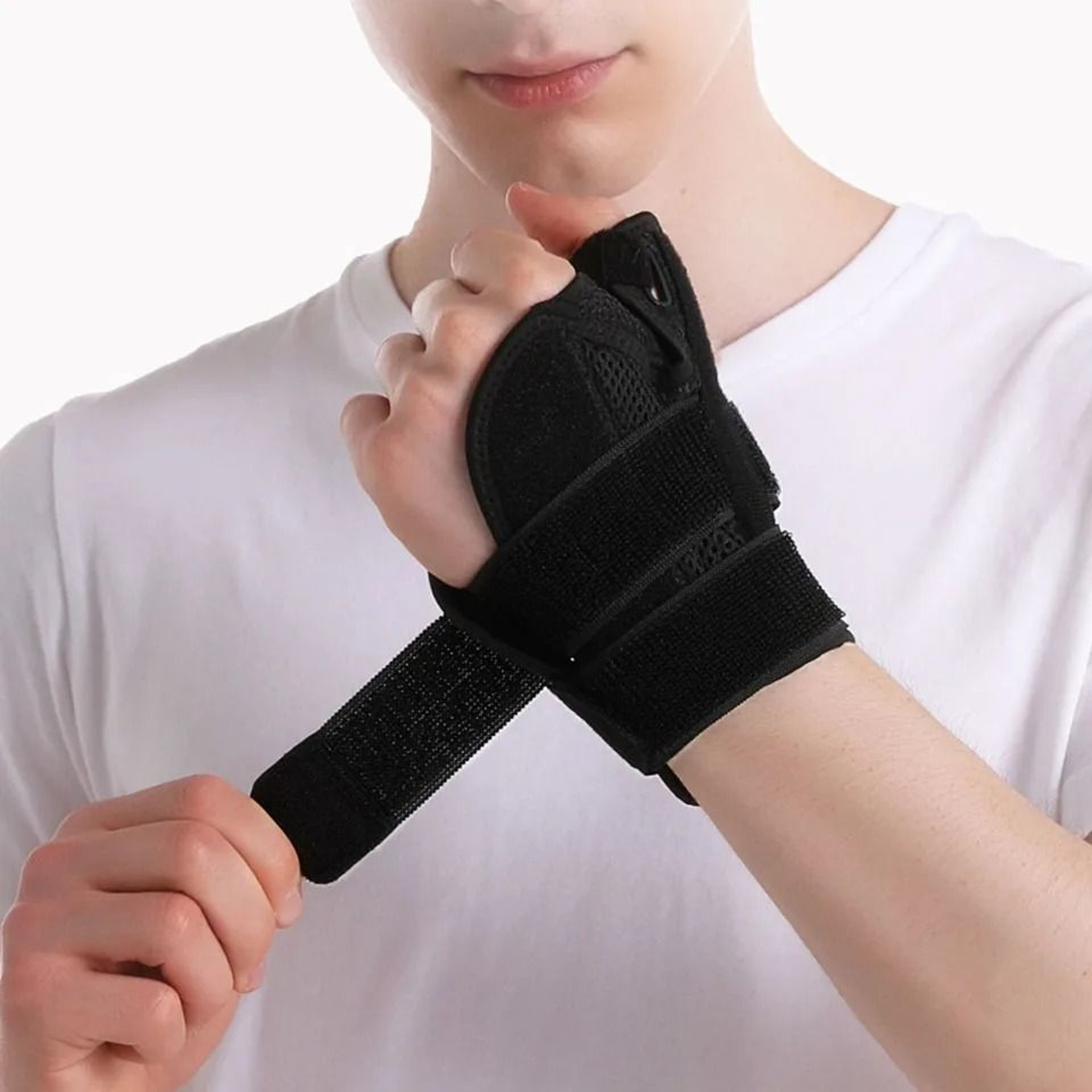 AOLIKES Flexible Splint Wrist And Thumb Support Brace For Tendonitis Arthritis And Joint Recovery 5