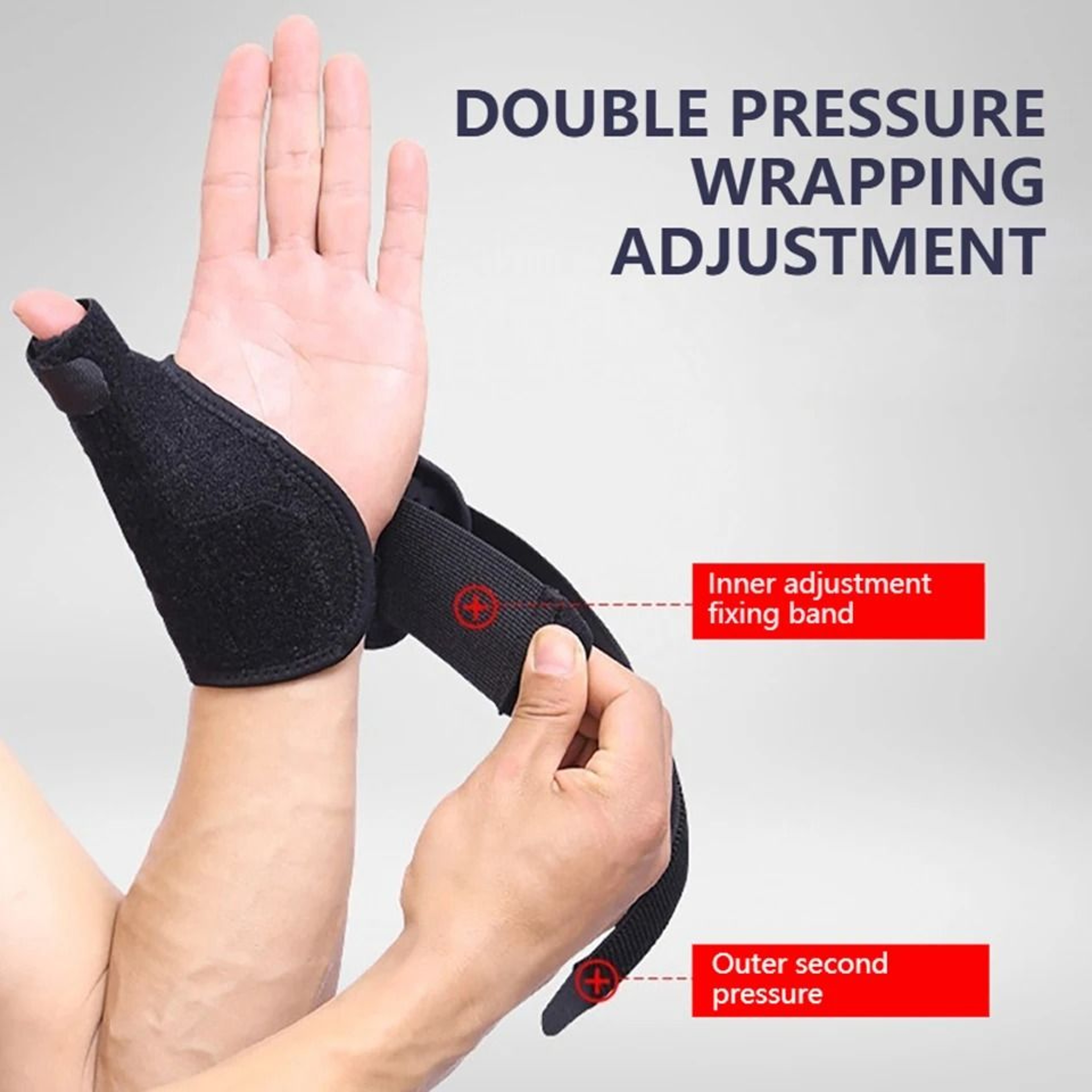 AOLIKES Wrist And Thumb Spica Splint Support Brace For Arthritis Tendonitis And Joint Sprains 5