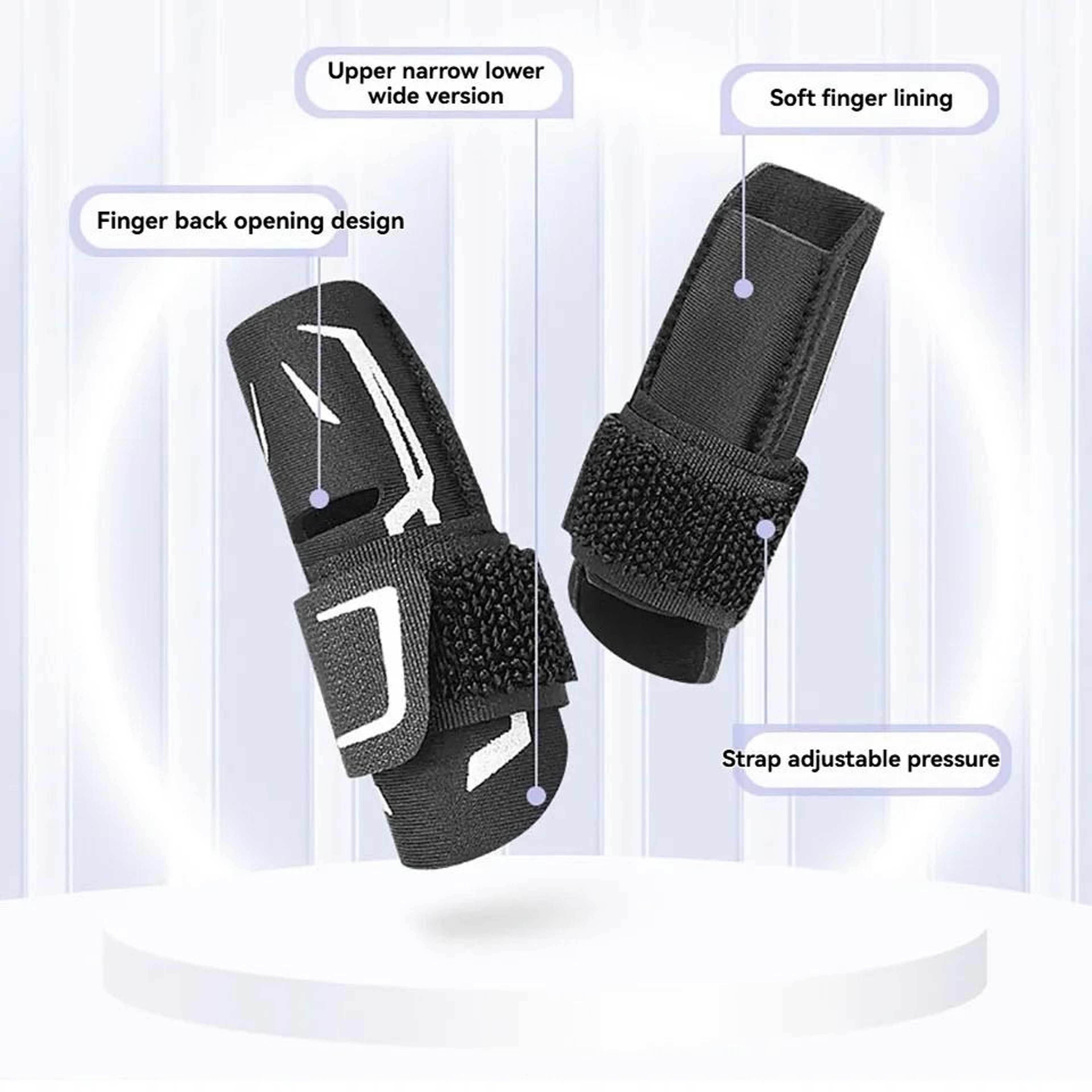 AOLIKES Adjustable Finger Splint Brace For Basketball  Sports 4