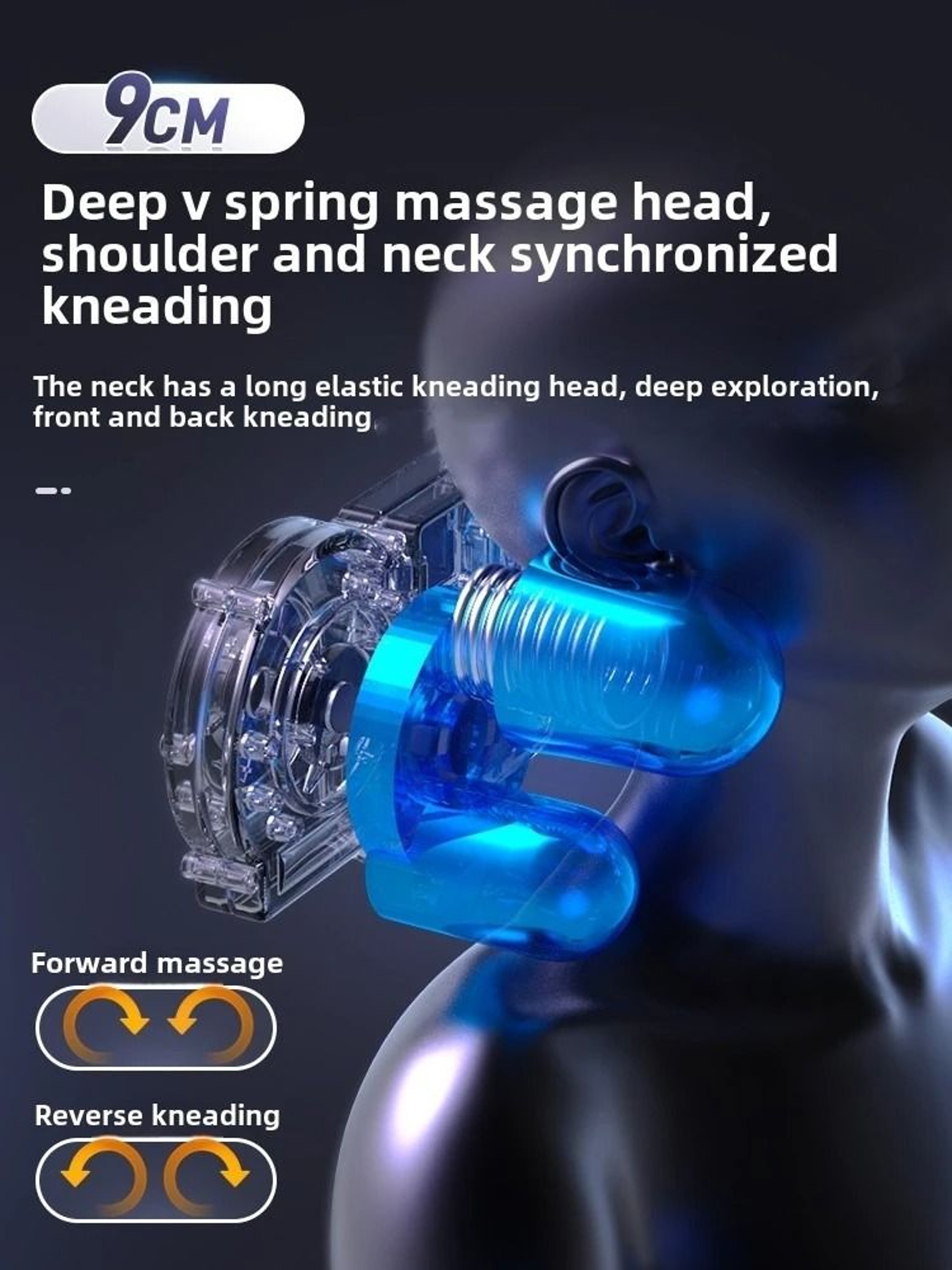 Professional Airbag Upgrade Shiatsu Massage Chair Pad  3D Kneading Heat  Spinal Decompression 2