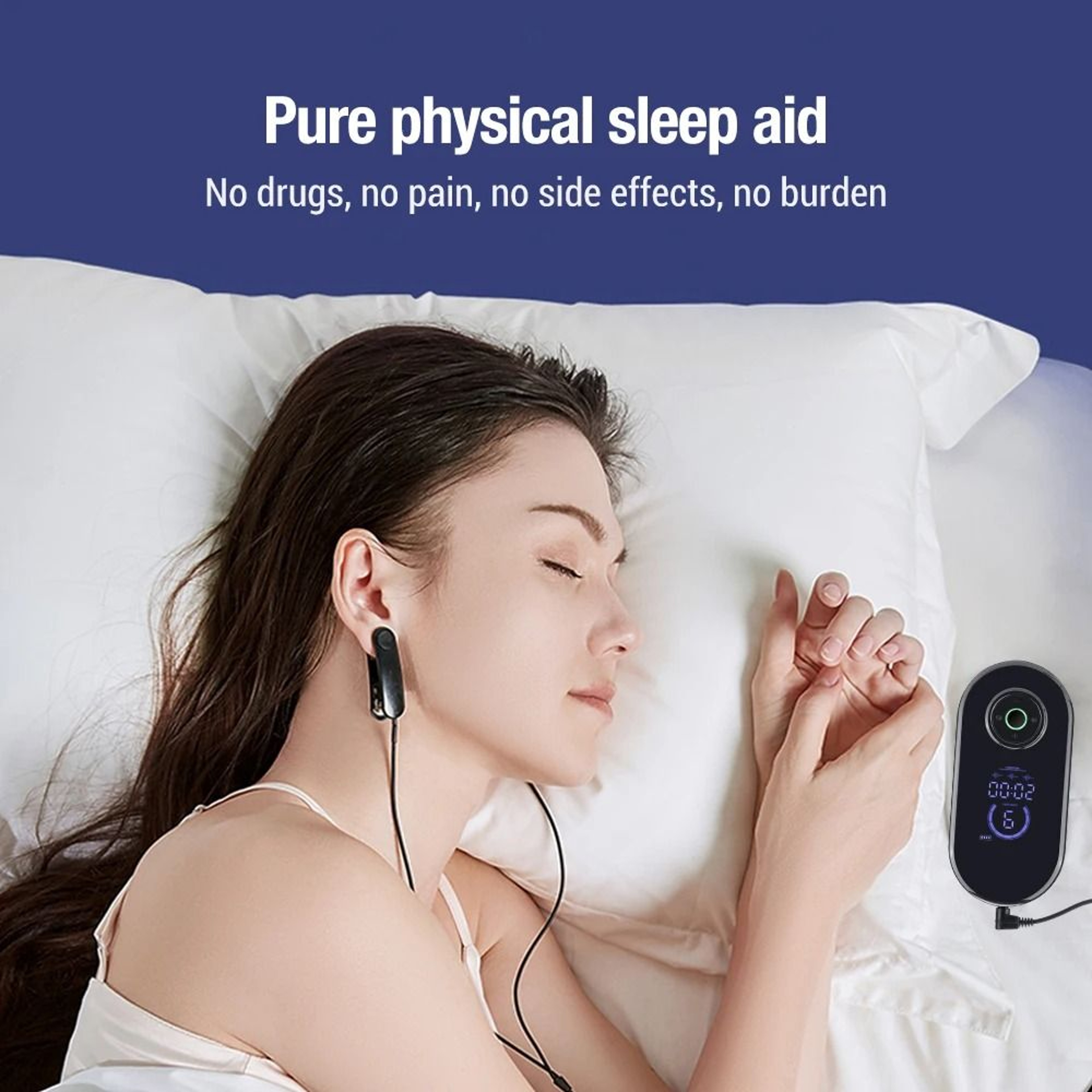 9Level CES Microcurrent Sleep Aid  Anxiety Relief Device 3