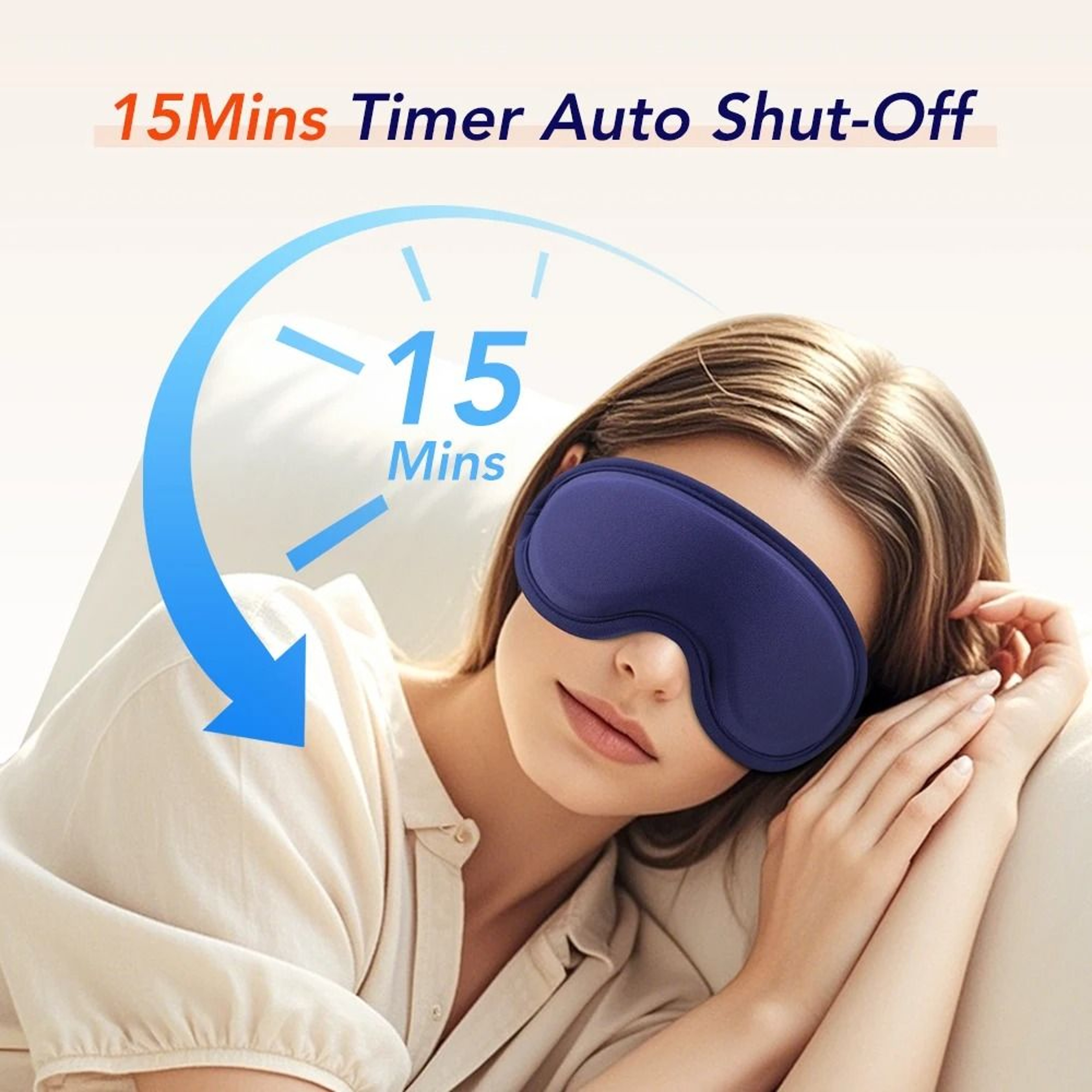 Electric Heated  Vibrating Eye Mask For Fatigue Relief 5