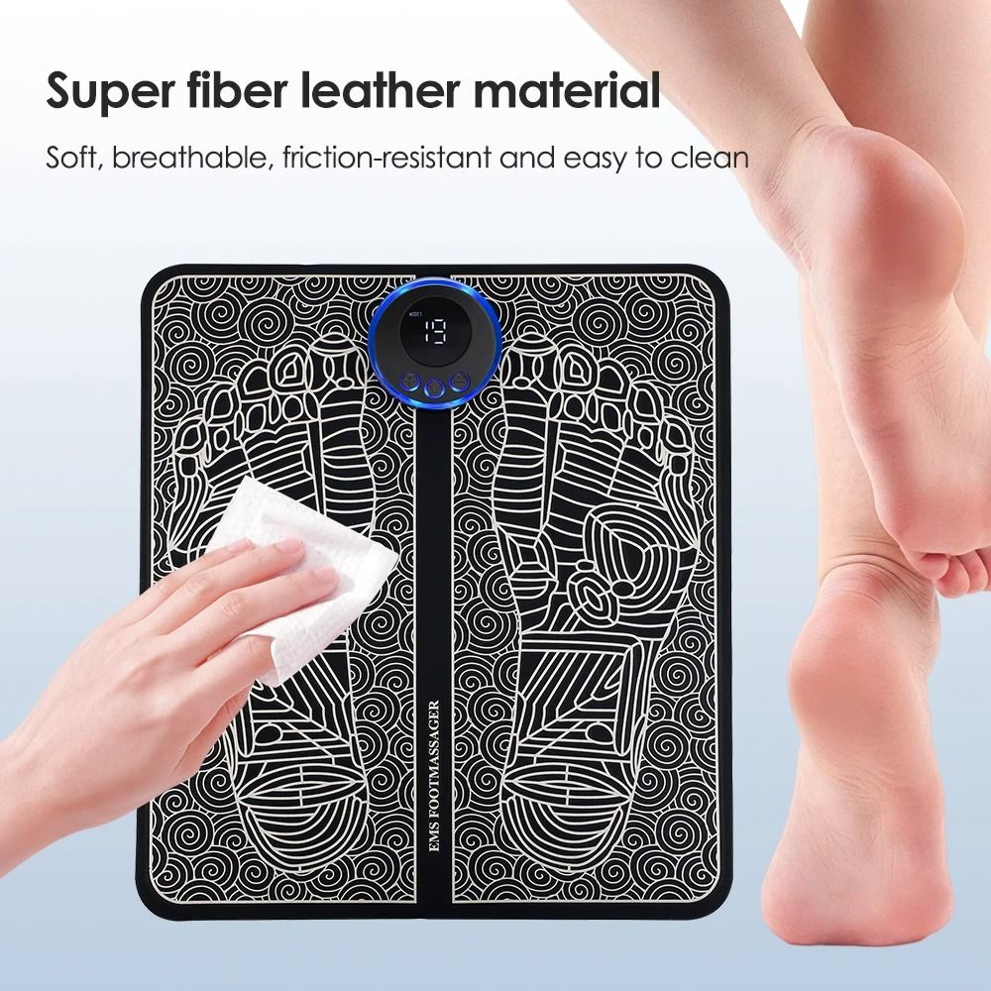 TENS Electric Foot Massager With Electrode Patches 5