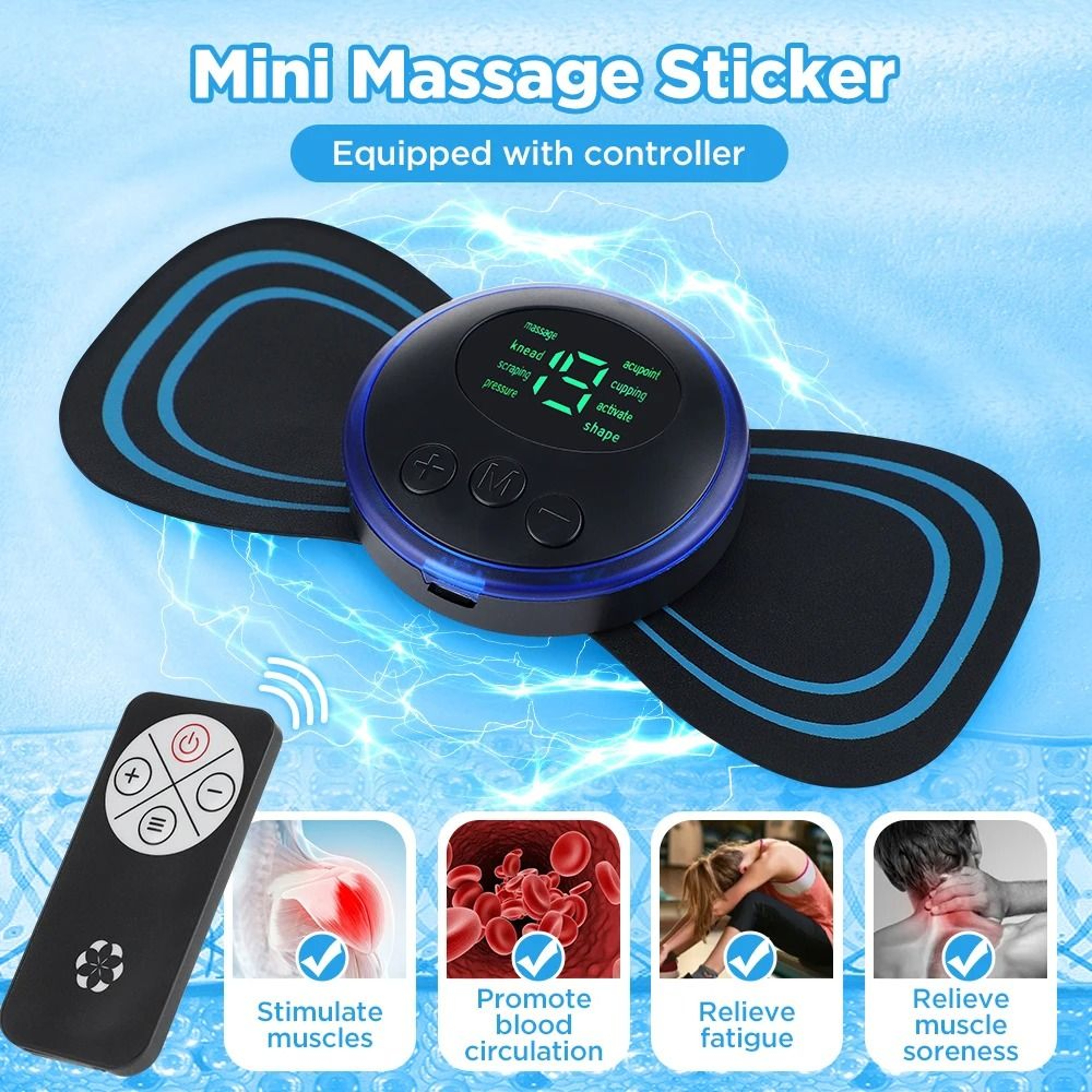 Intelligent Mini EMS Microcurrent Neck Massager 1
