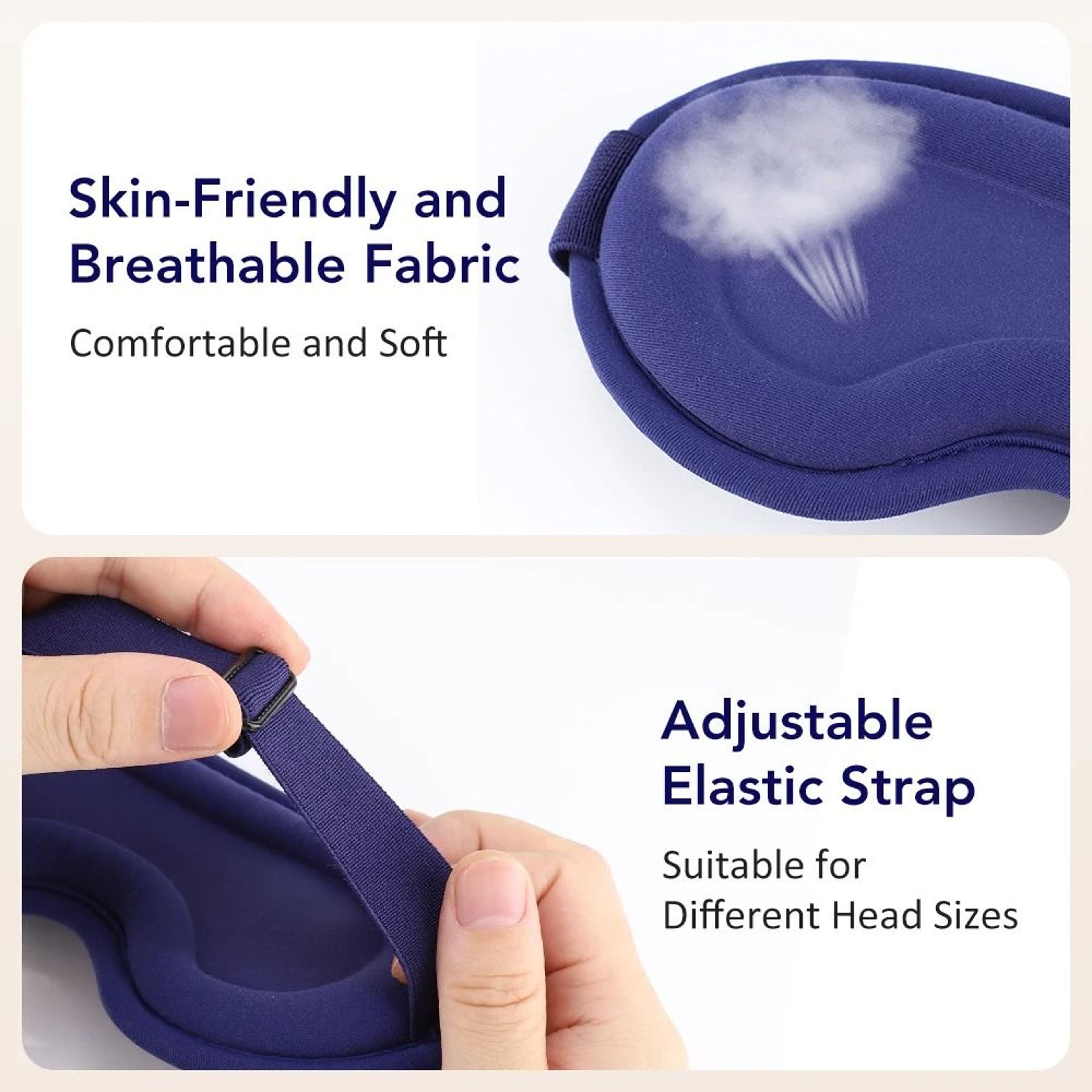 USB Heated  Vibrating Eye Massager Sleep Mask 3