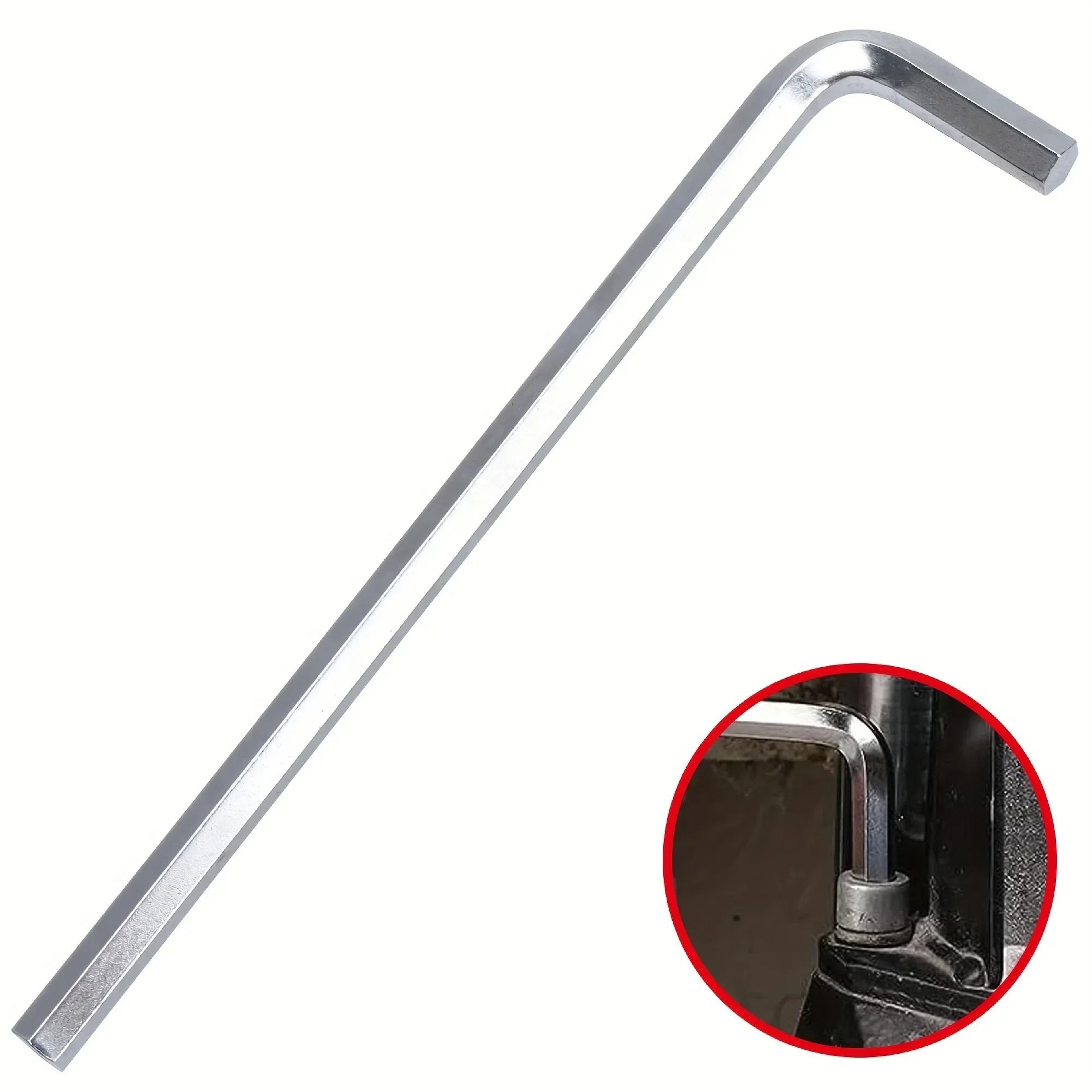 8Pcs Allen Wrench Metric And Inch Short Arm Tool Set 4