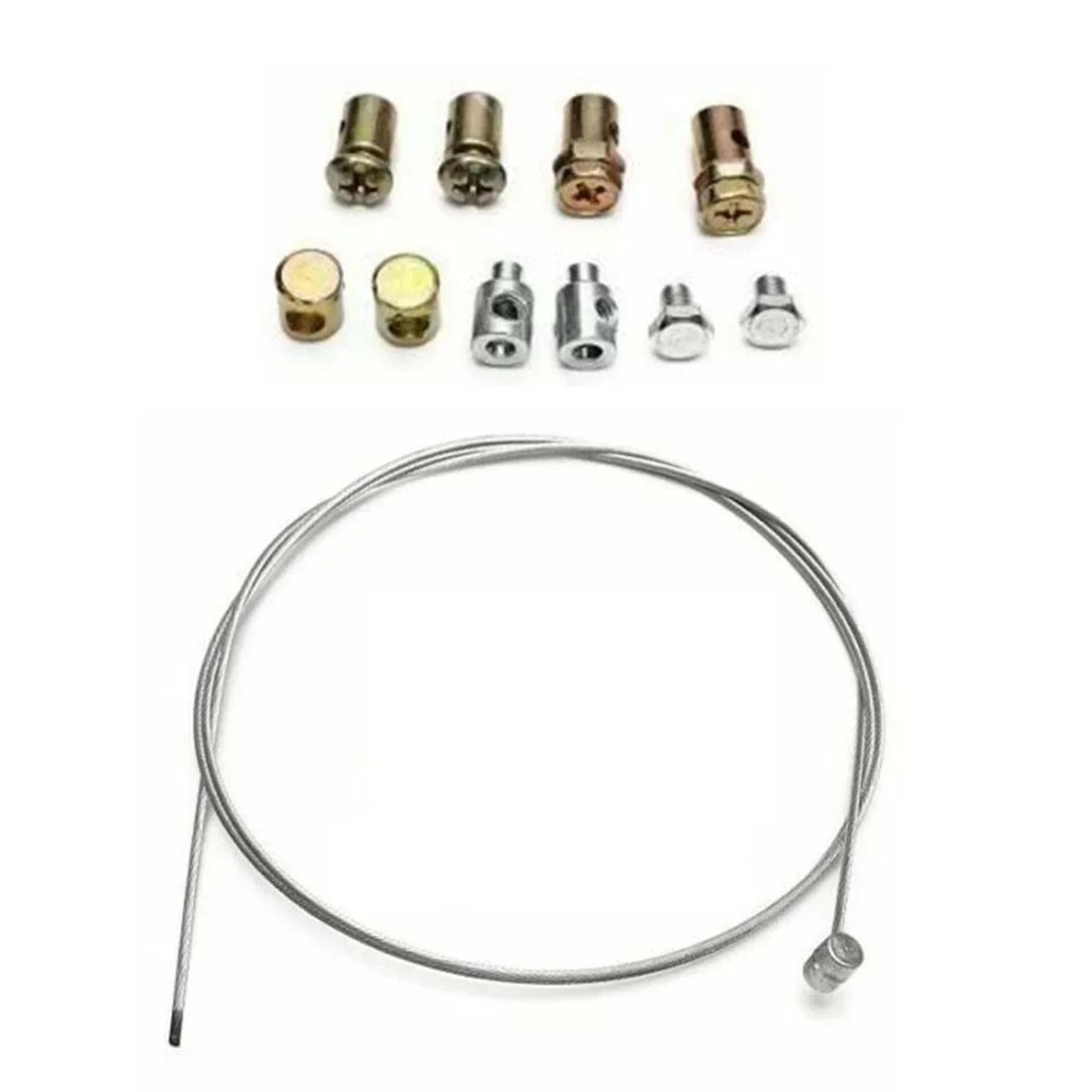 11Pcs Universal Throttle Clutch Cable Repair Kit Solderless Nipple 1