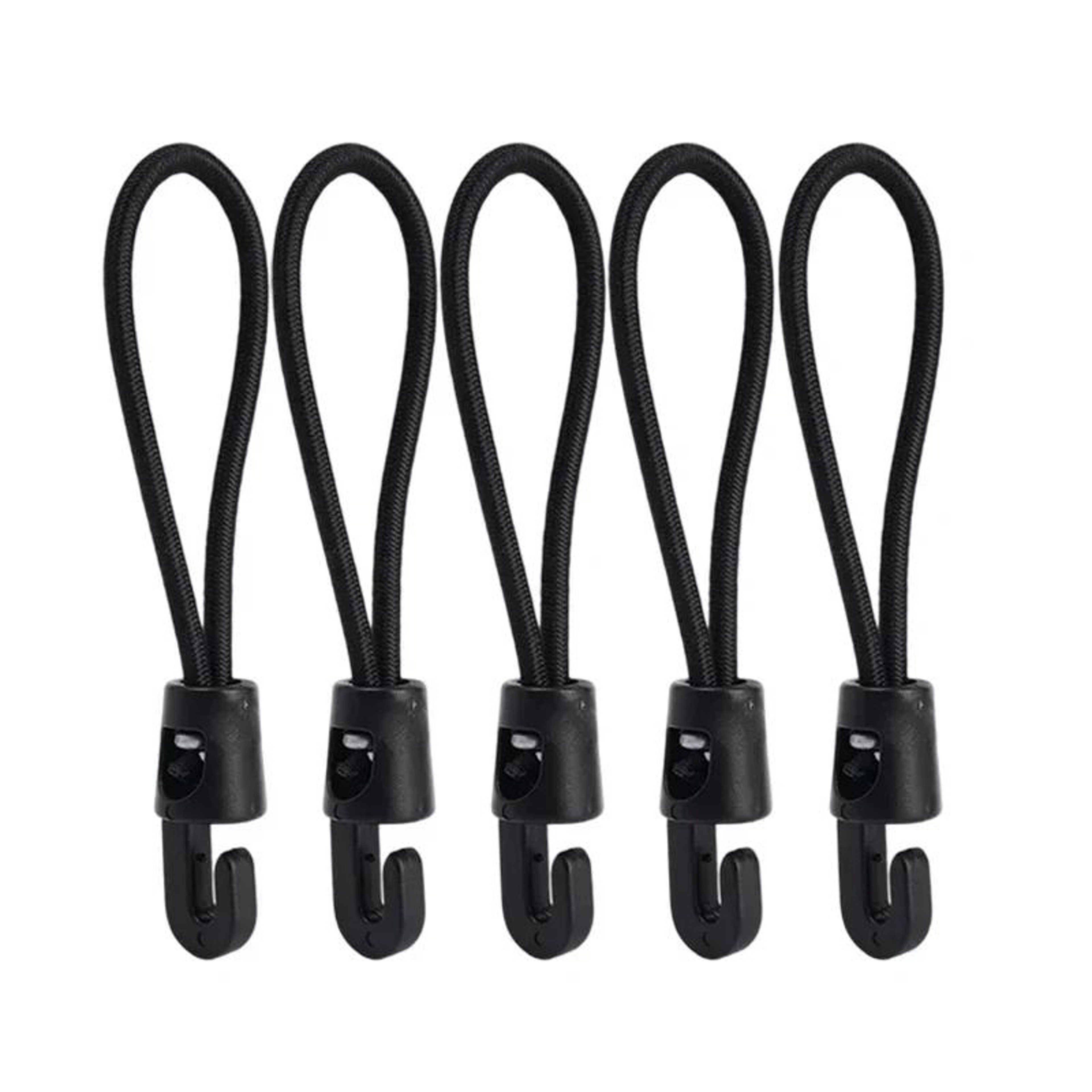 110Pcs Bungee Cords With Hooks High Elasticity Rubber Tensioners 8