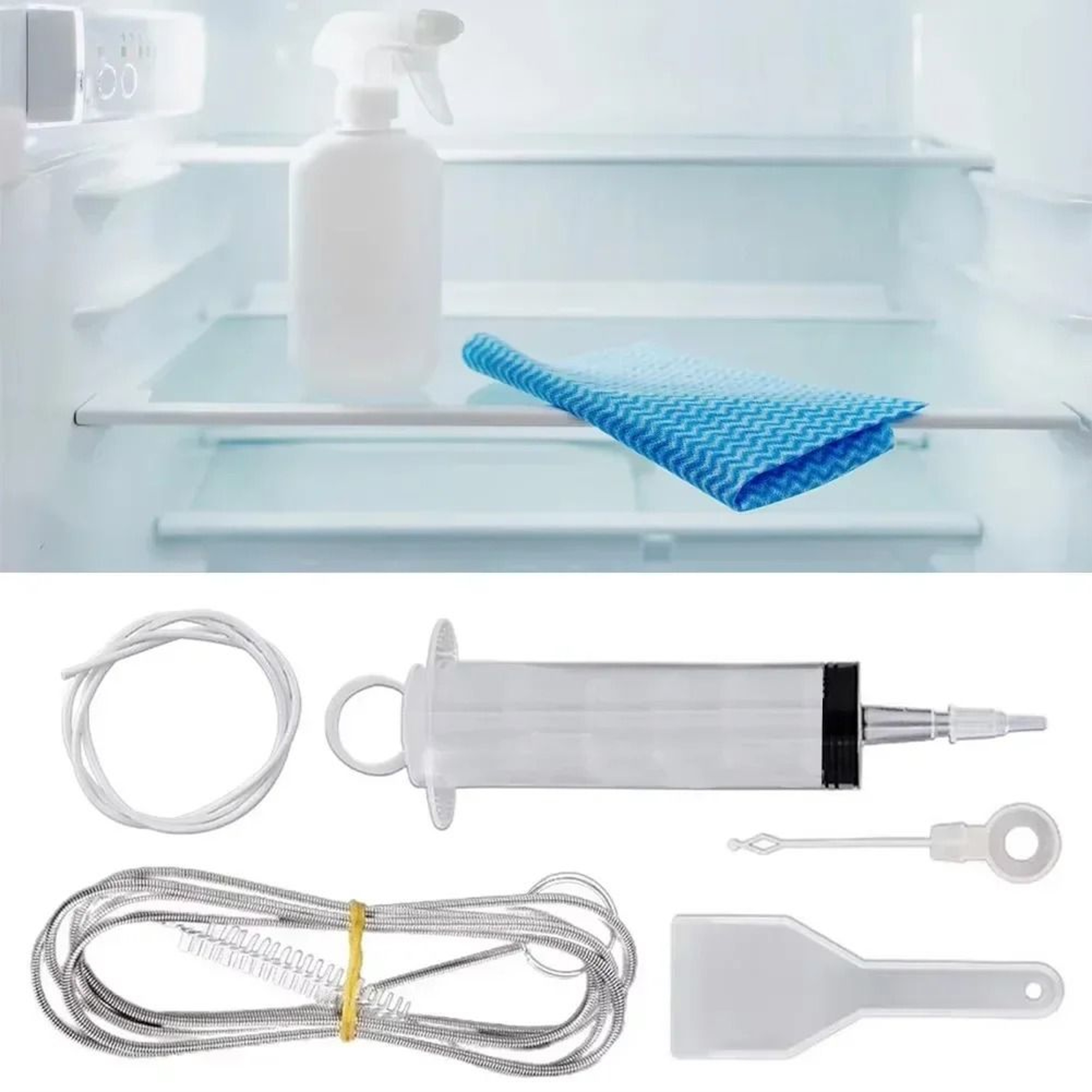 5Pcs Fridge Dredging Kit Flexible Refrigerator Drain Hole Cleaning Set 2