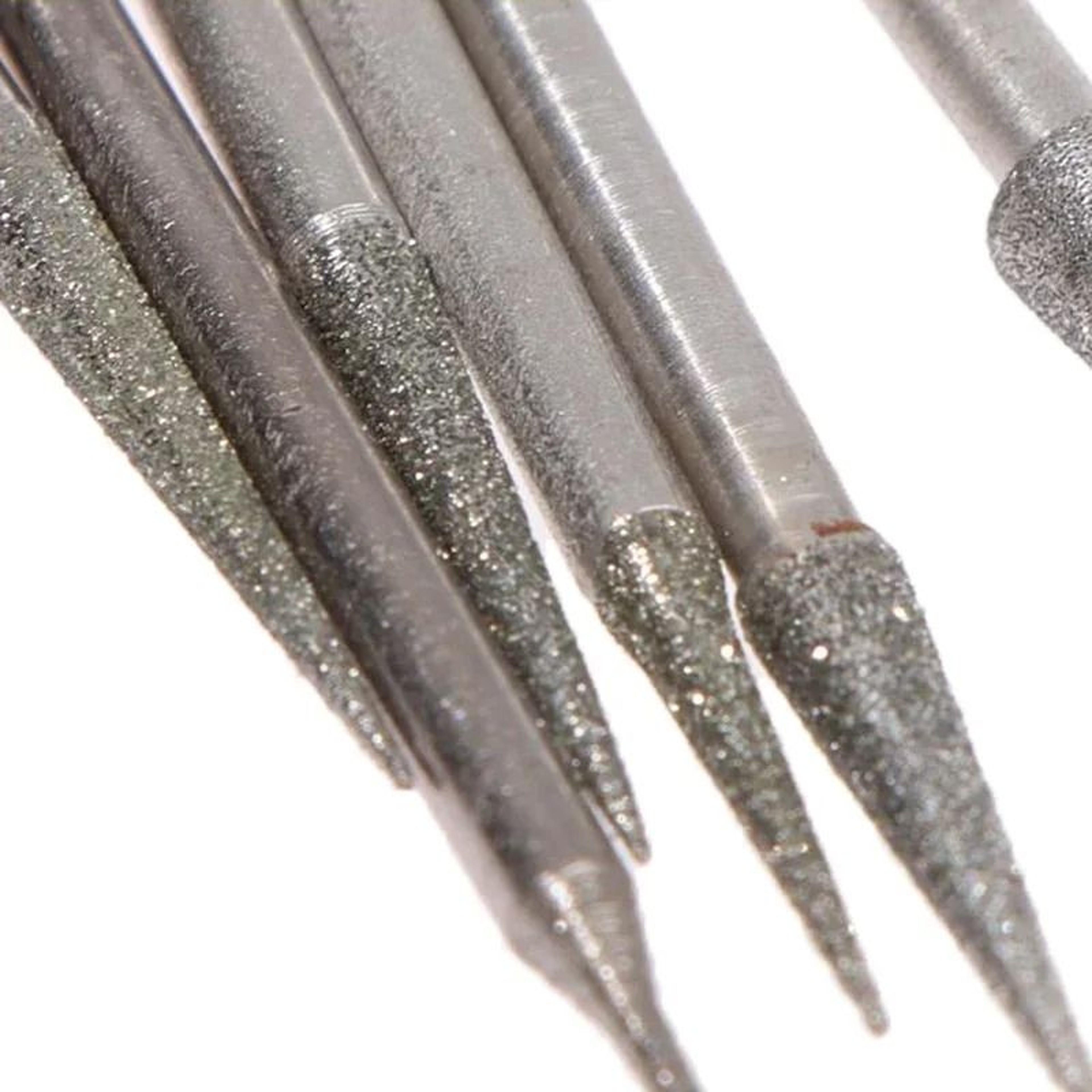 6Pcs 14mm Diamond Grinding Head Needle Bits Carving Engraving Burrs 4