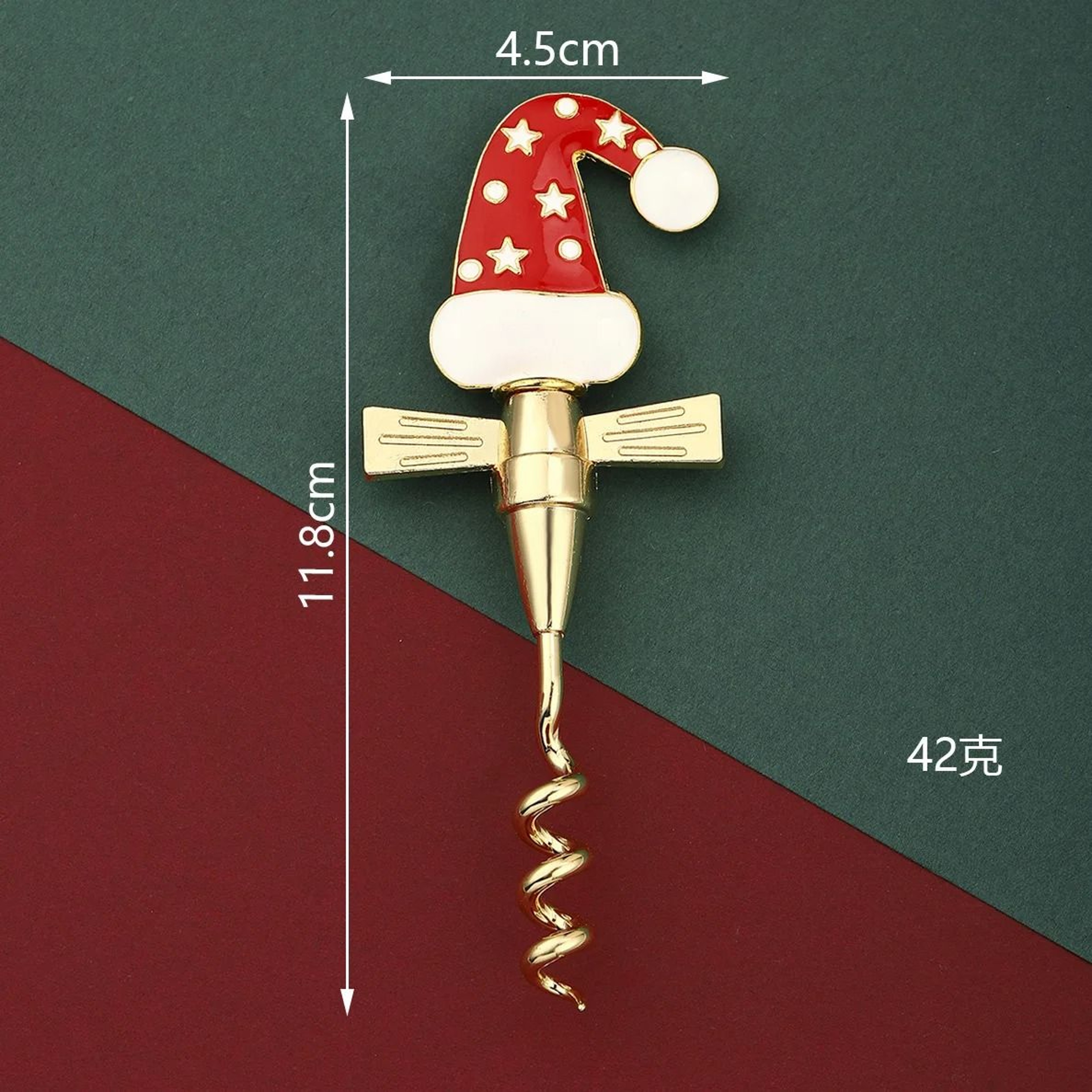 Christmas Wine Bottle Opener With Cute Bear  Puppy Hat Holiday Gift Design 7