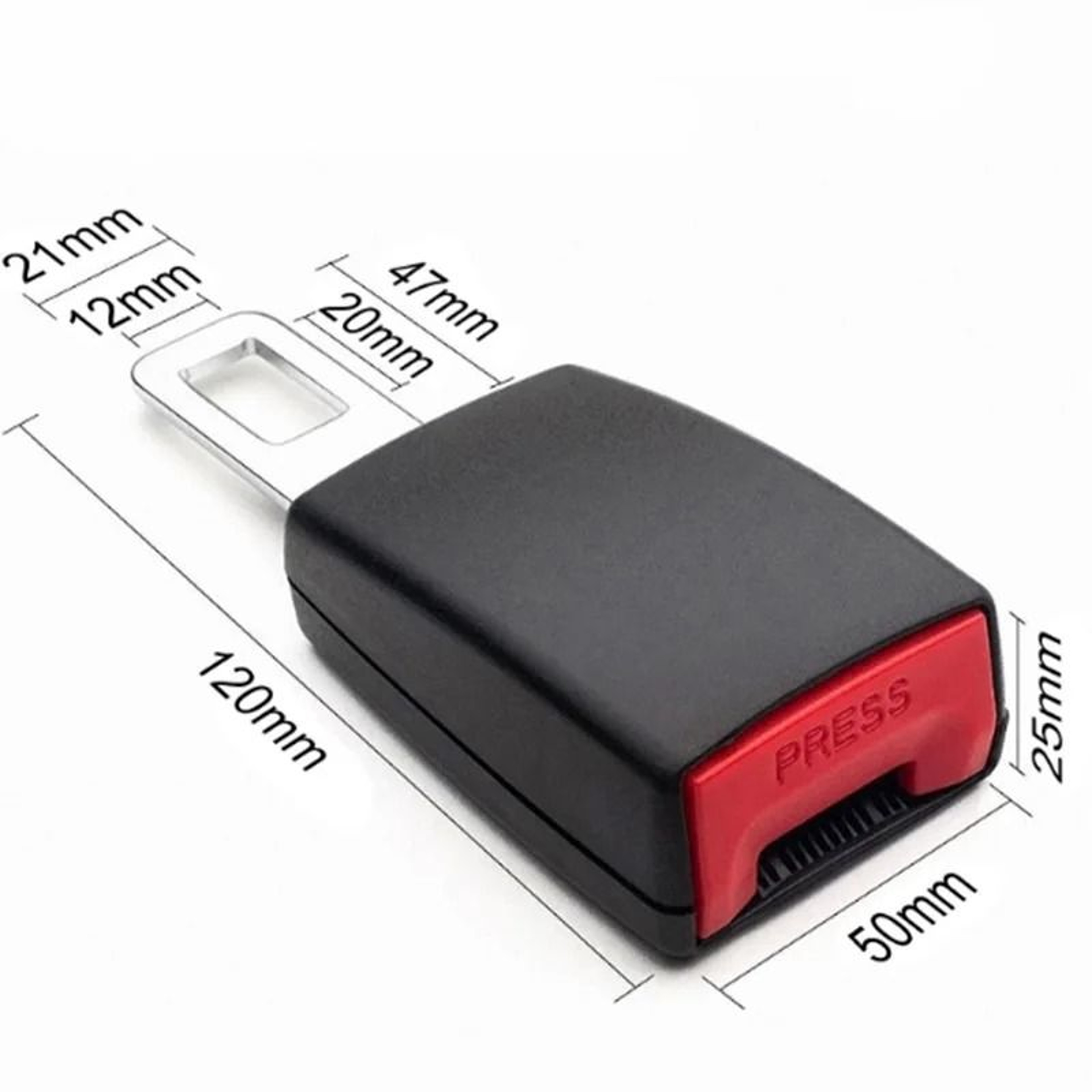 Car Safety Belt Extender And Seat Belt Extension Buckle Plug With Comfort Padding 5