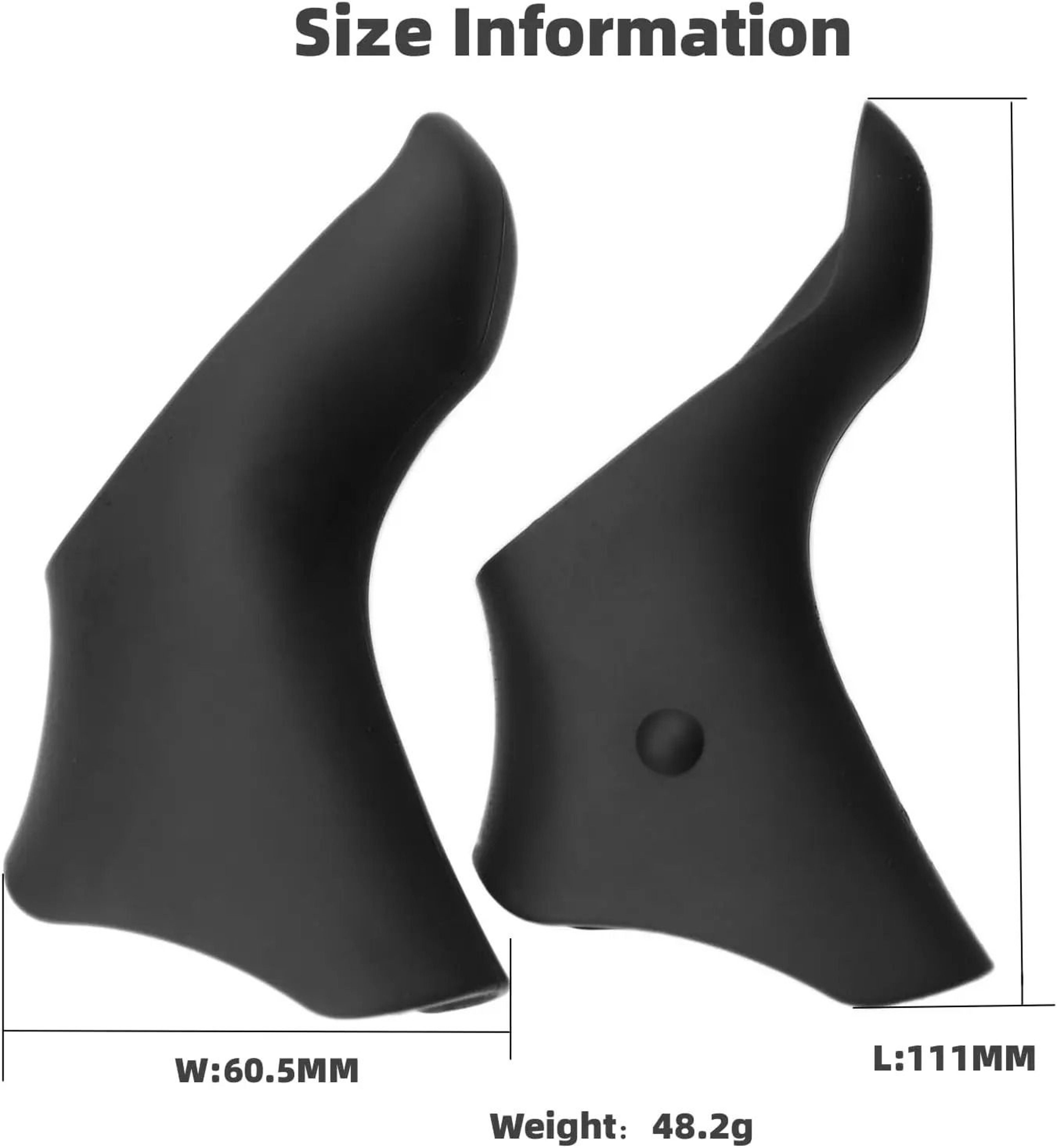 1 Pair Replacement Bracket Hoods For Shimano 105 And Ultegra ST6600 ST5600 Shifter Levers 3