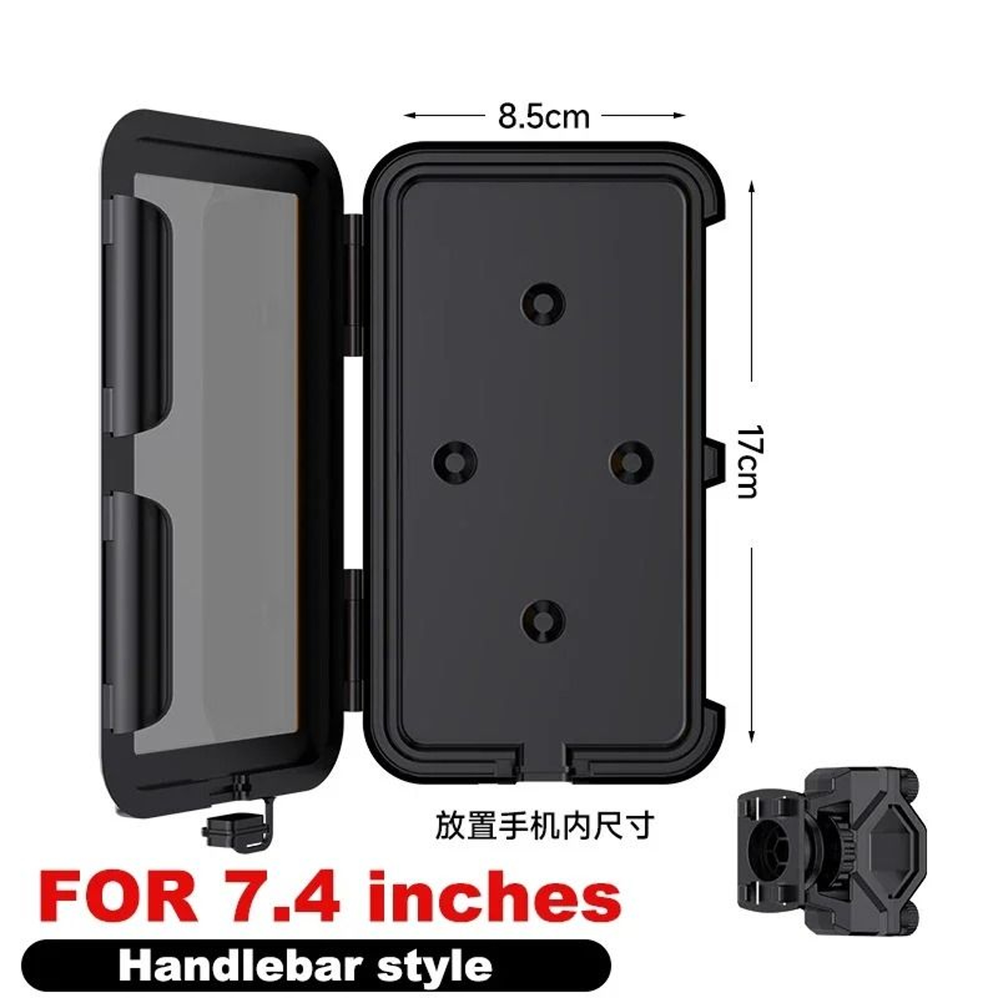 Waterproof Motorcycle And Bicycle Handlebar Phone Mount Bag 8