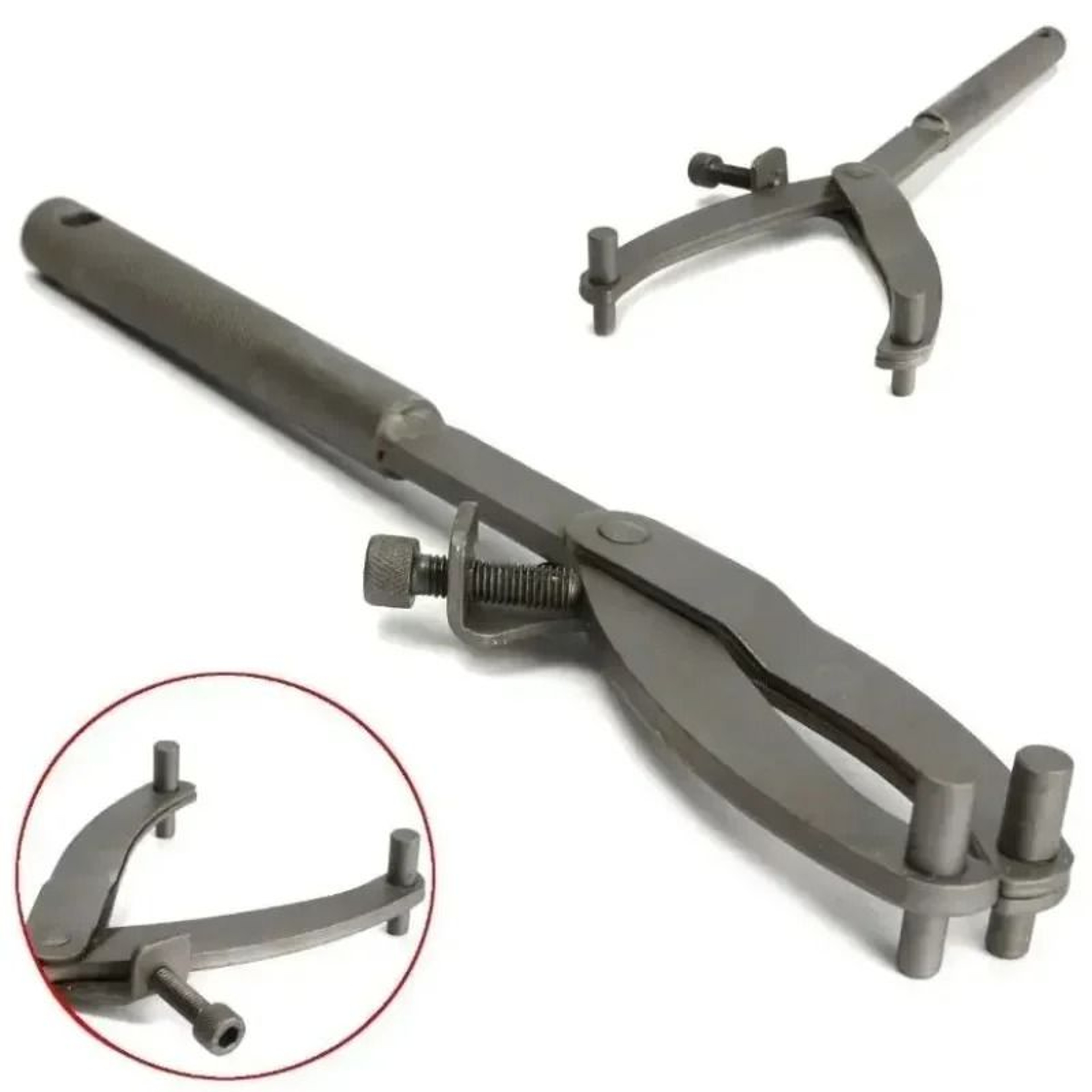 Adjustable YType Flywheel Wrench And Clutch Pulley Spanner 5