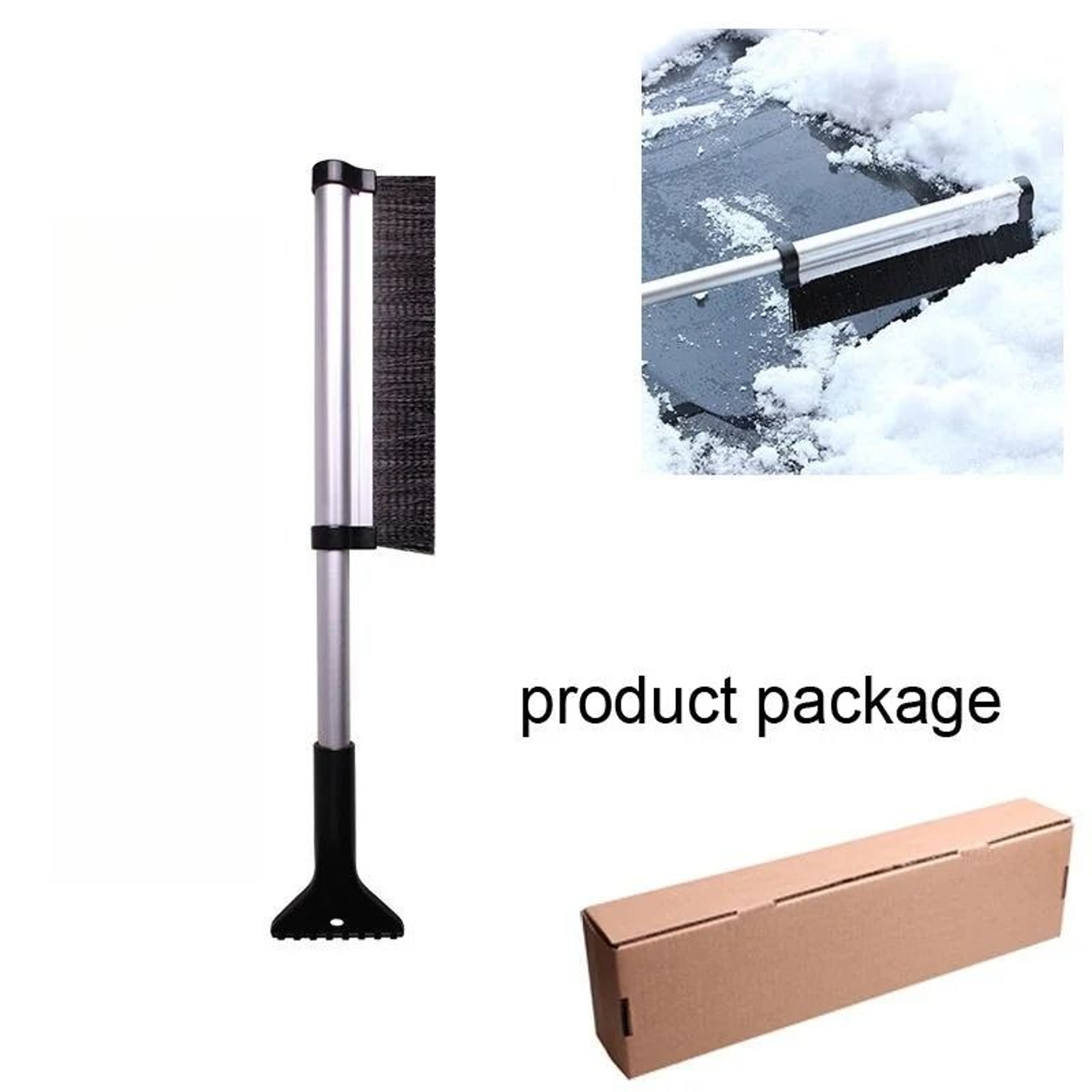 MultiFunction Car Snow Brush And Ice Scraper Tool 6