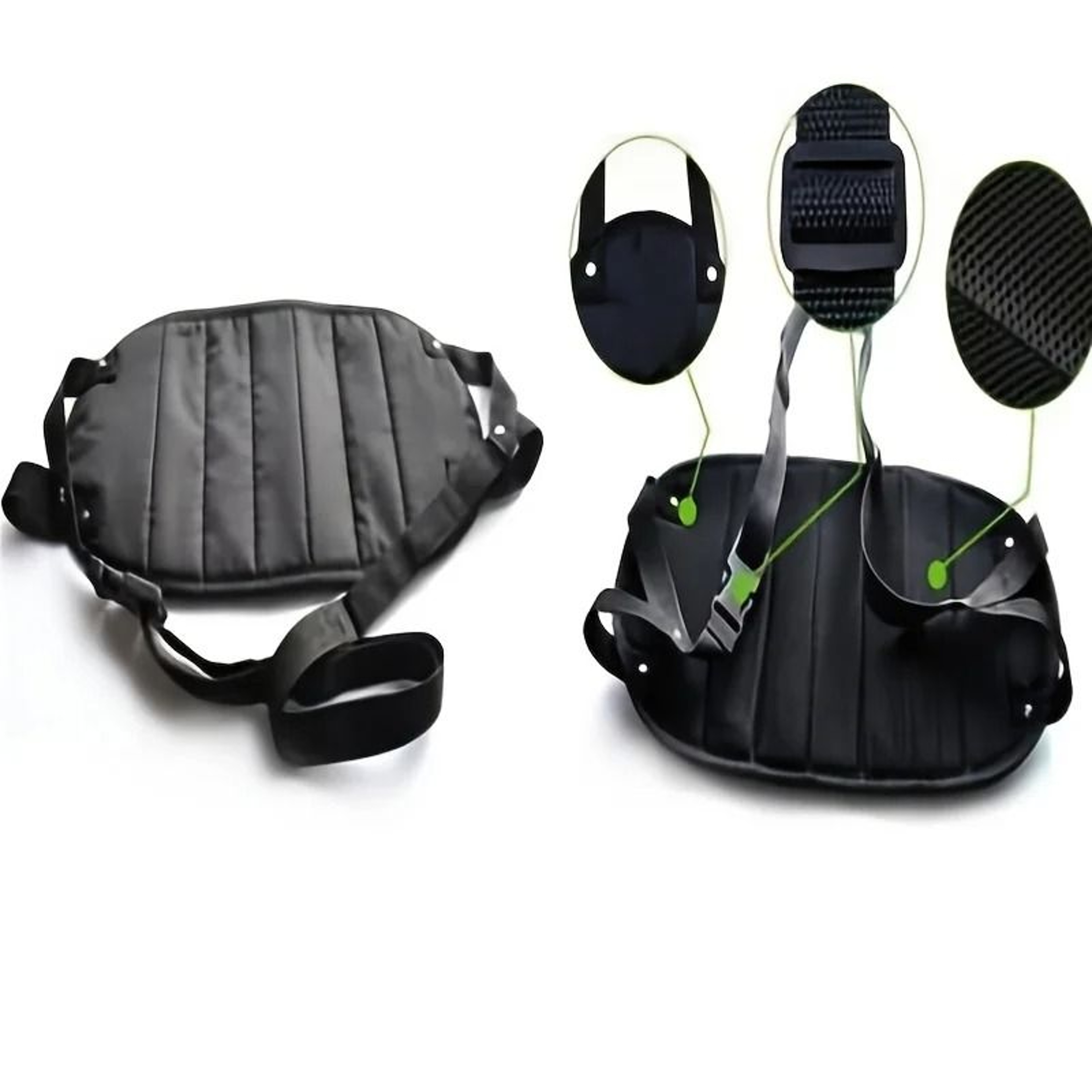 Adjustable Memory Foam Travel Footrest For Airplanes 2