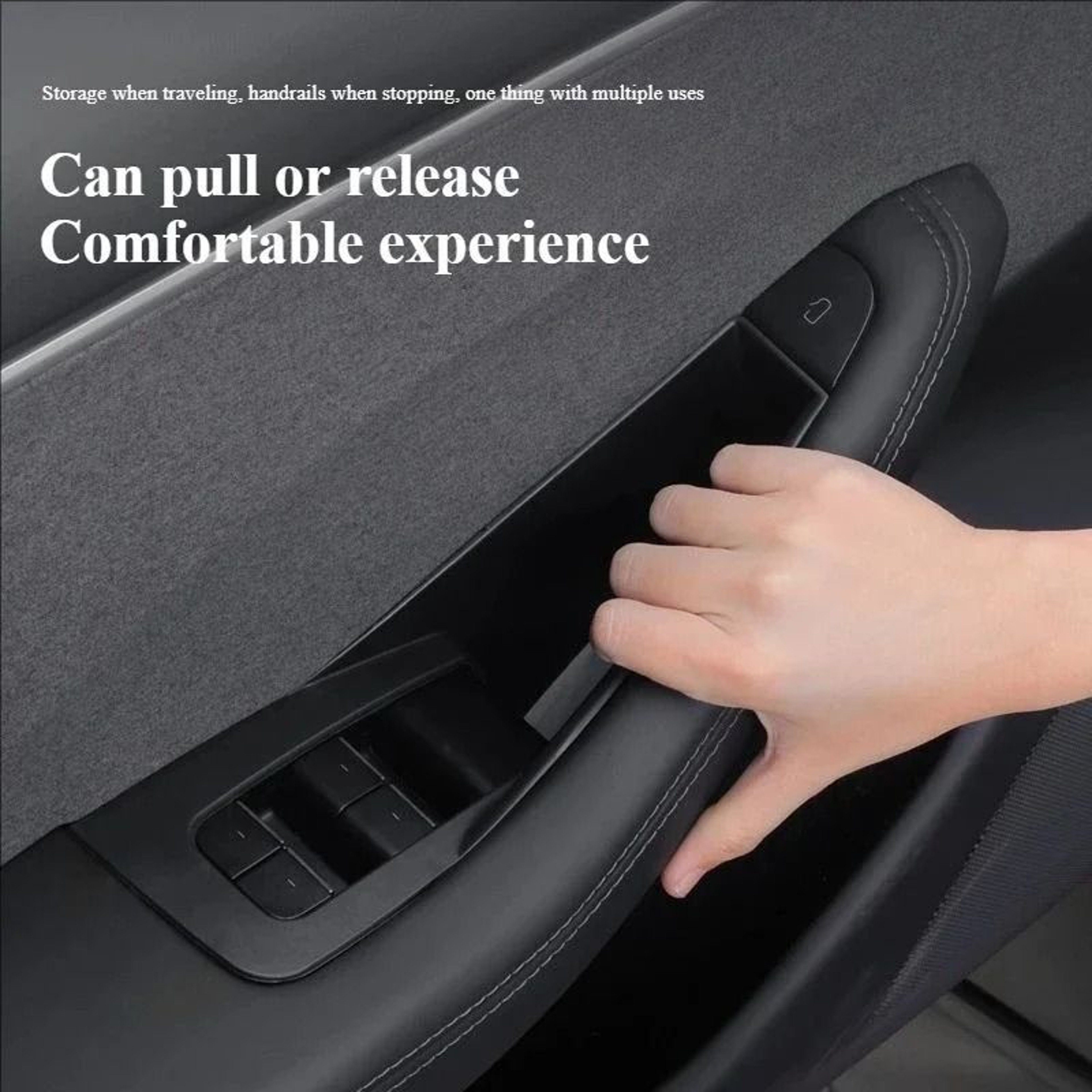 Car Door Handle Storage Box Organizer Tray For Tesla Model 3 And Model Y 3