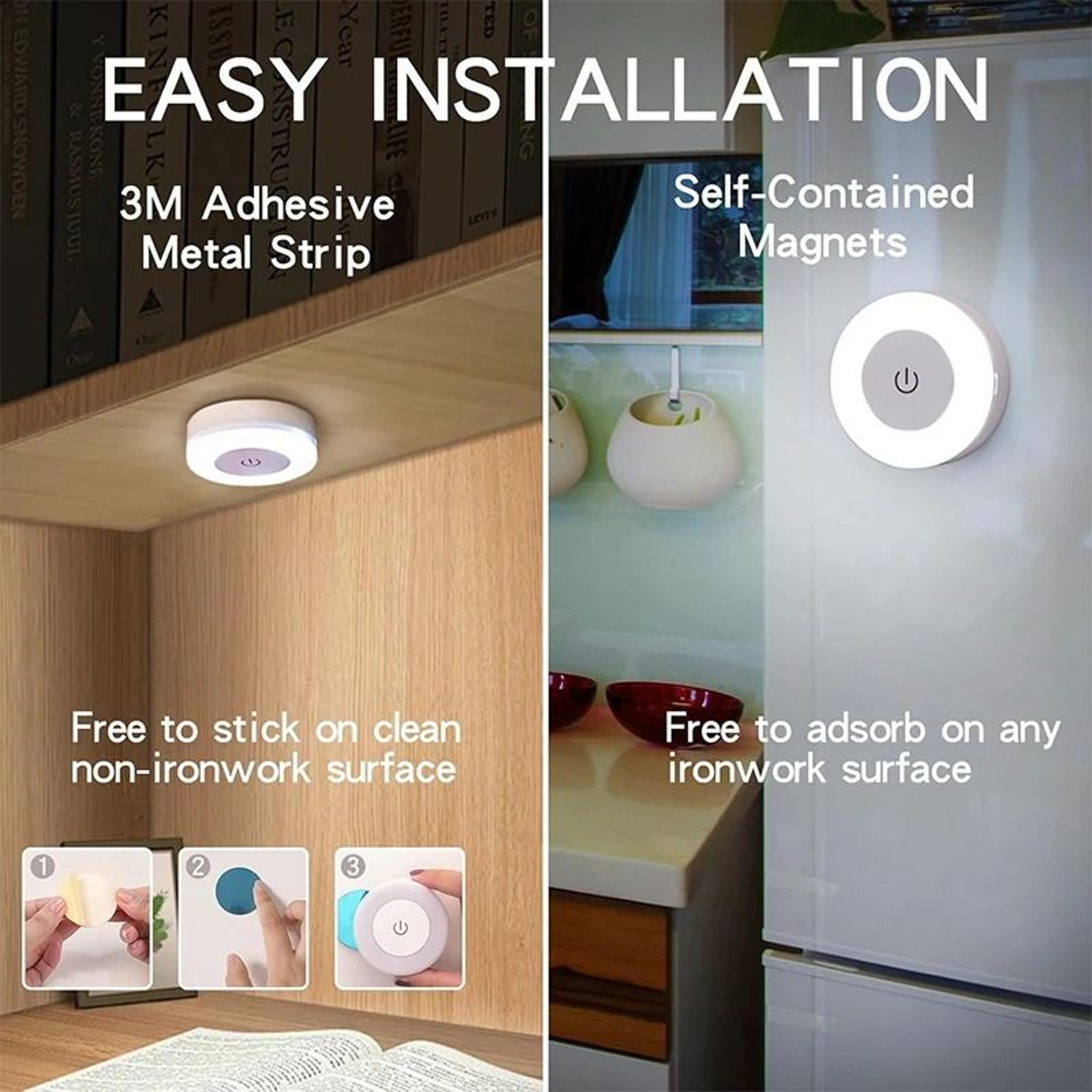 Portable LED Touch Baby Night Light USB Rechargeable Dimmable Mini Nursery Lamp 5