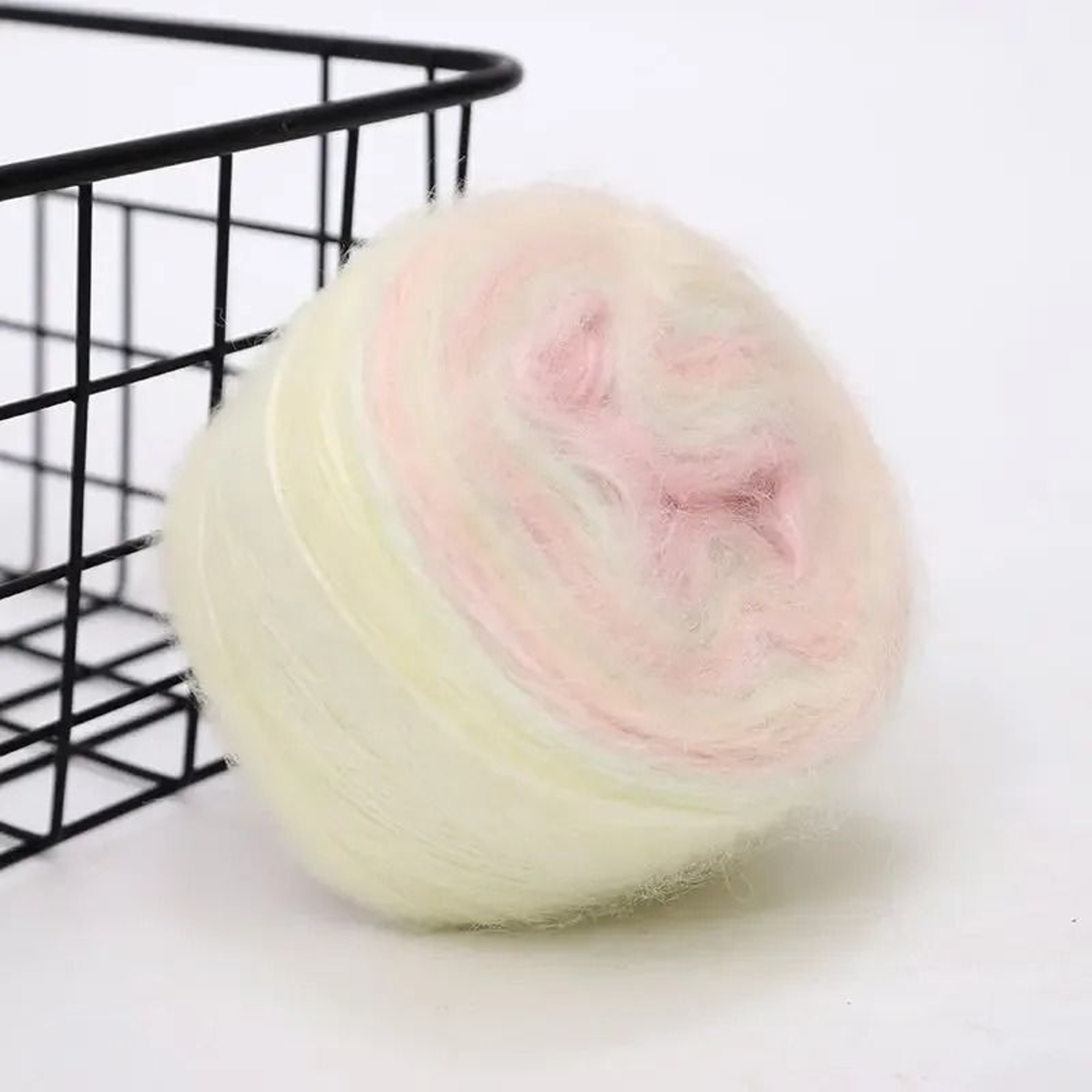 Gradient Colorful Mohair Rainbow Yarn 50g 200m HandWoven Soft Knitting Thread 15
