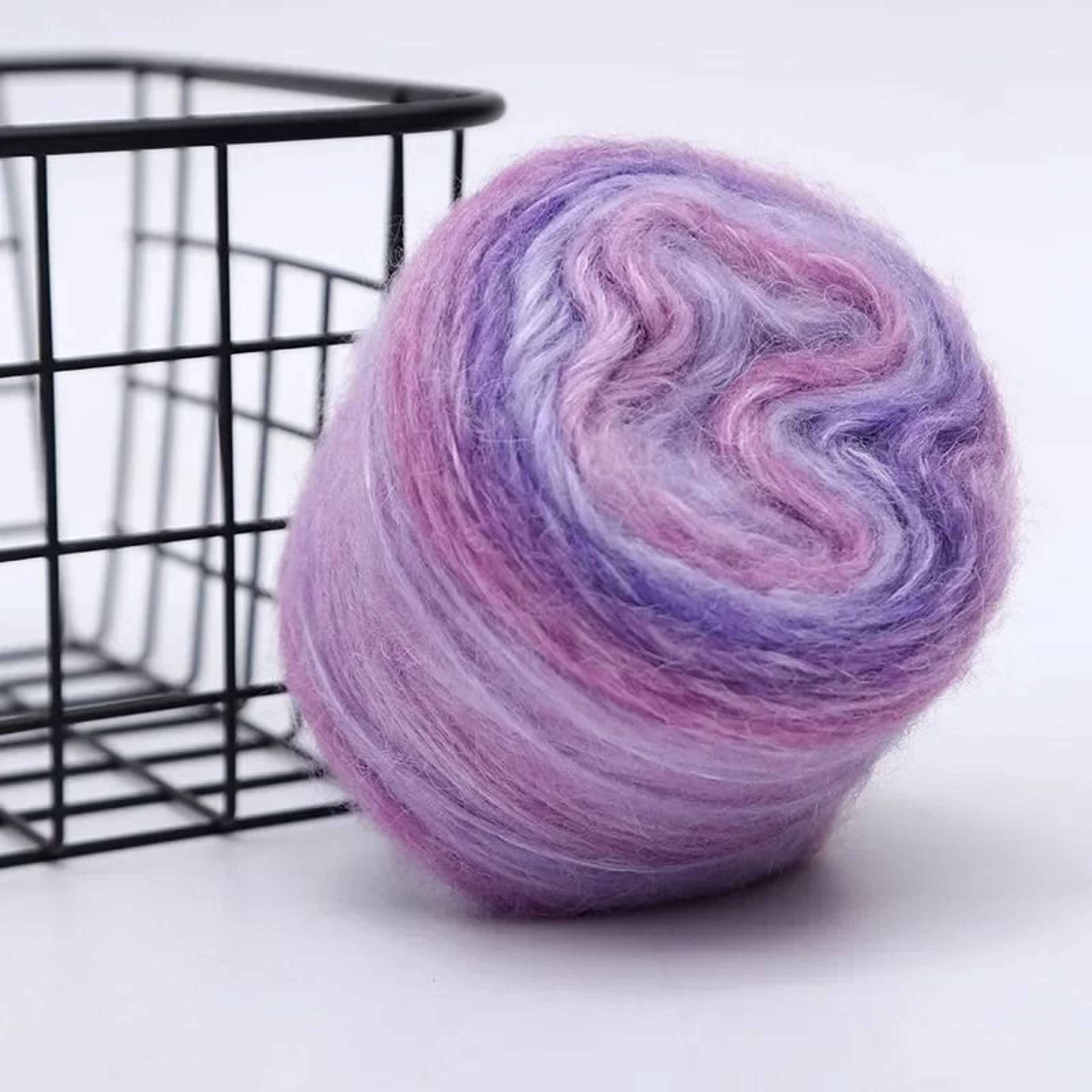Gradient Colorful Mohair Rainbow Yarn 50g 200m HandWoven Soft Knitting Thread 20