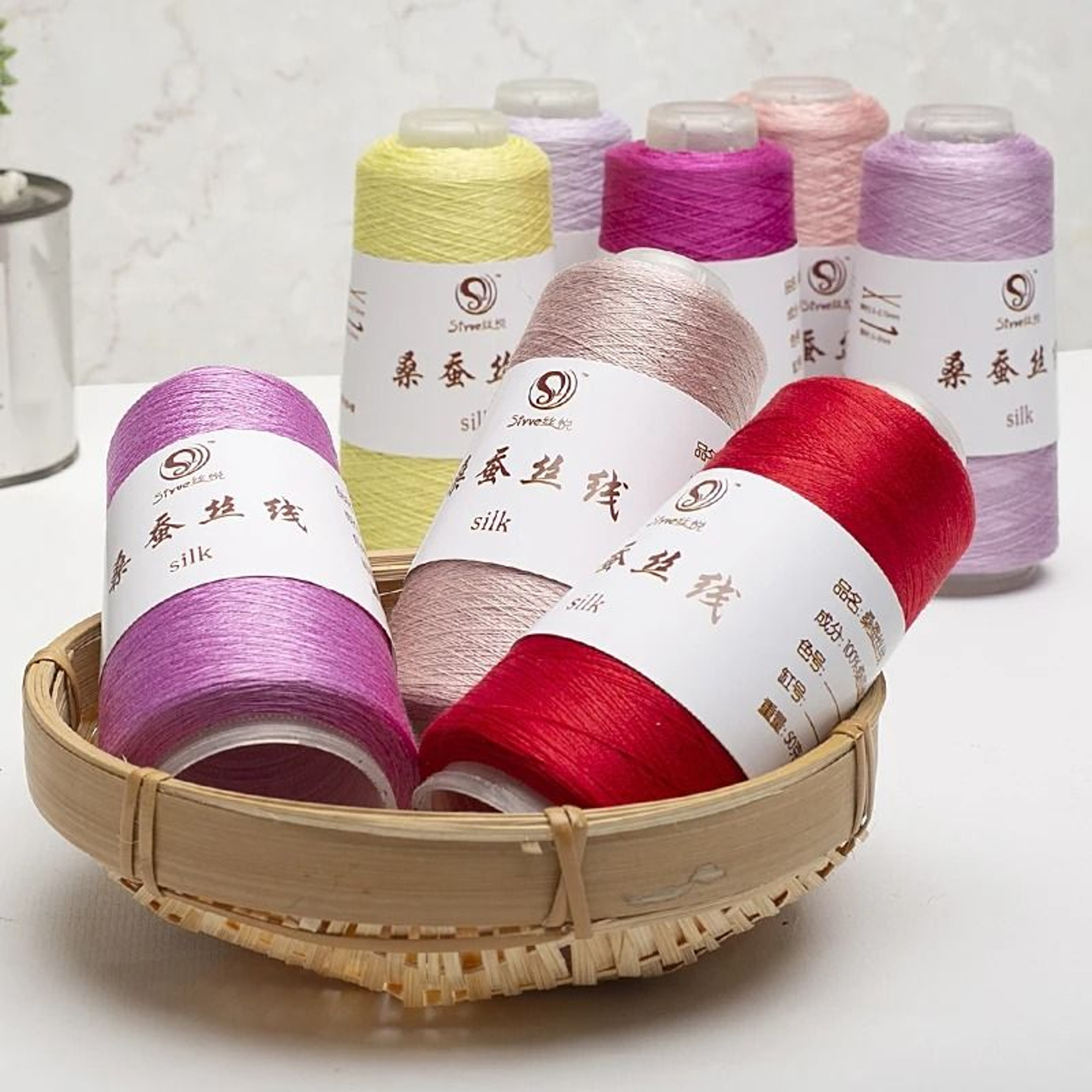 Real Silk Yarn For Knitting And Crochet Luxury Hand Weaving Thread 5