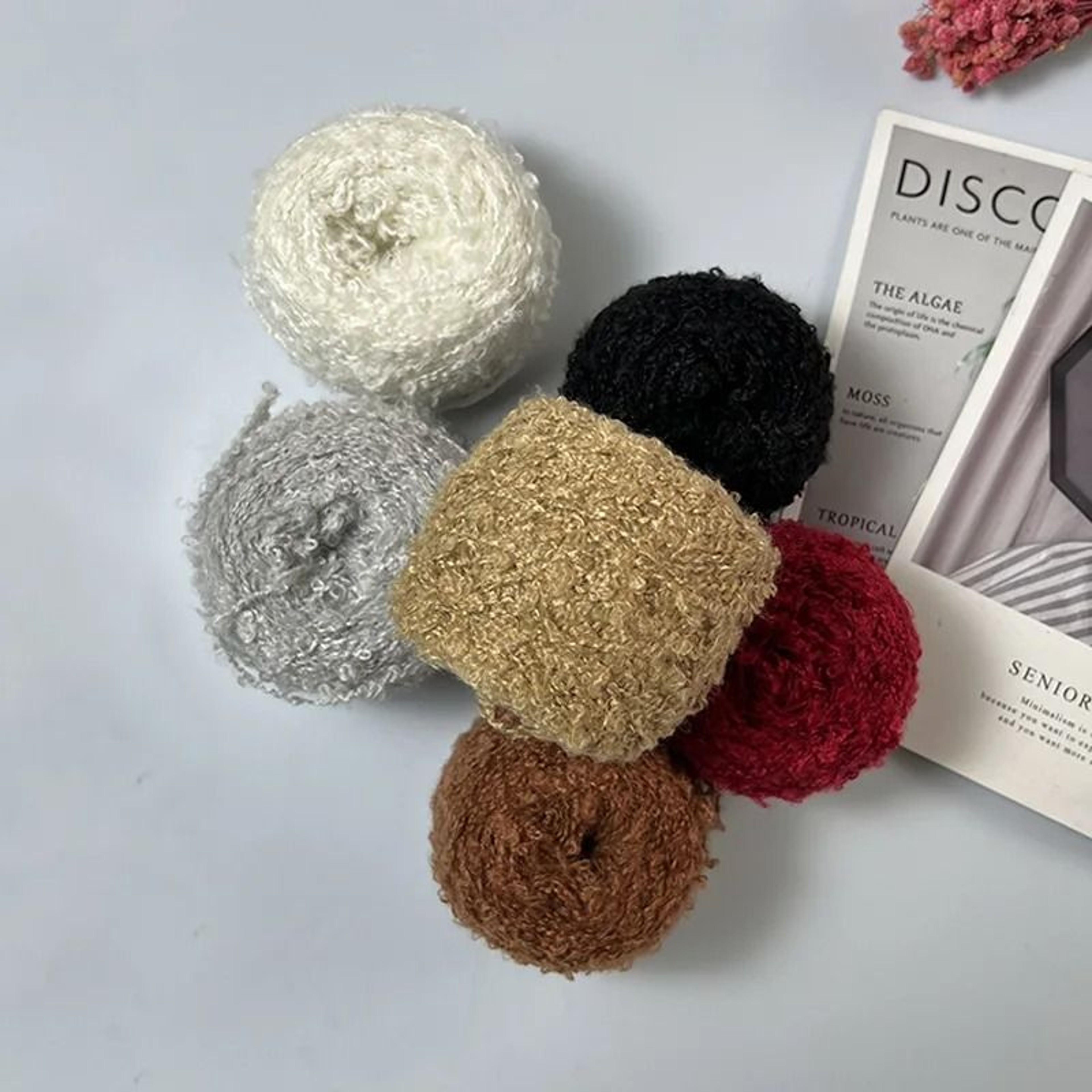 YOMDID 50g HandKnitting Circle Loop Wool Yarn For DIY Sweaters Jackets Scarves 1