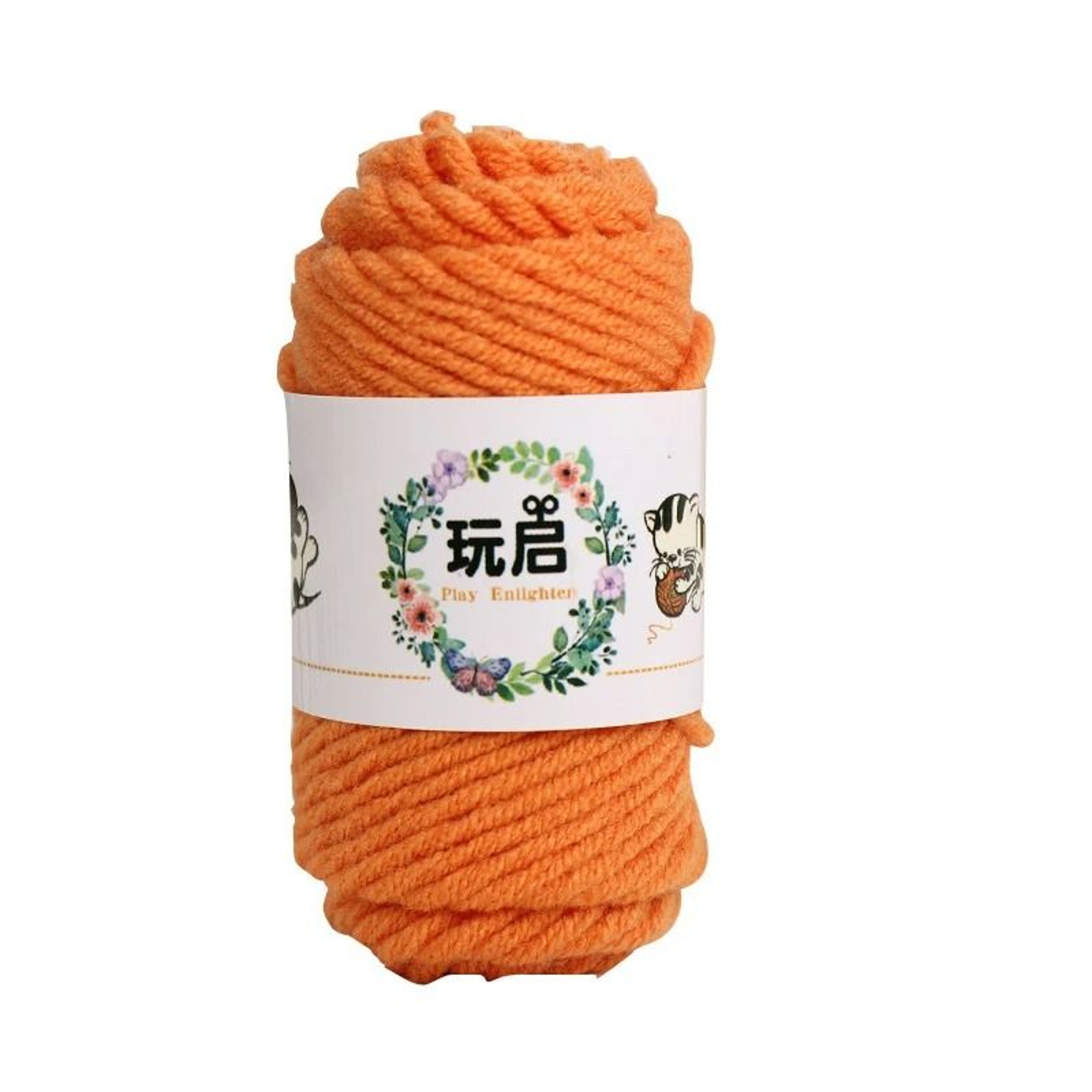 10g 5Ply Baby Milk Soft Cotton Wool Yarn Mini Roll For Crochet Sweaters Dolls Hats Crafts 5