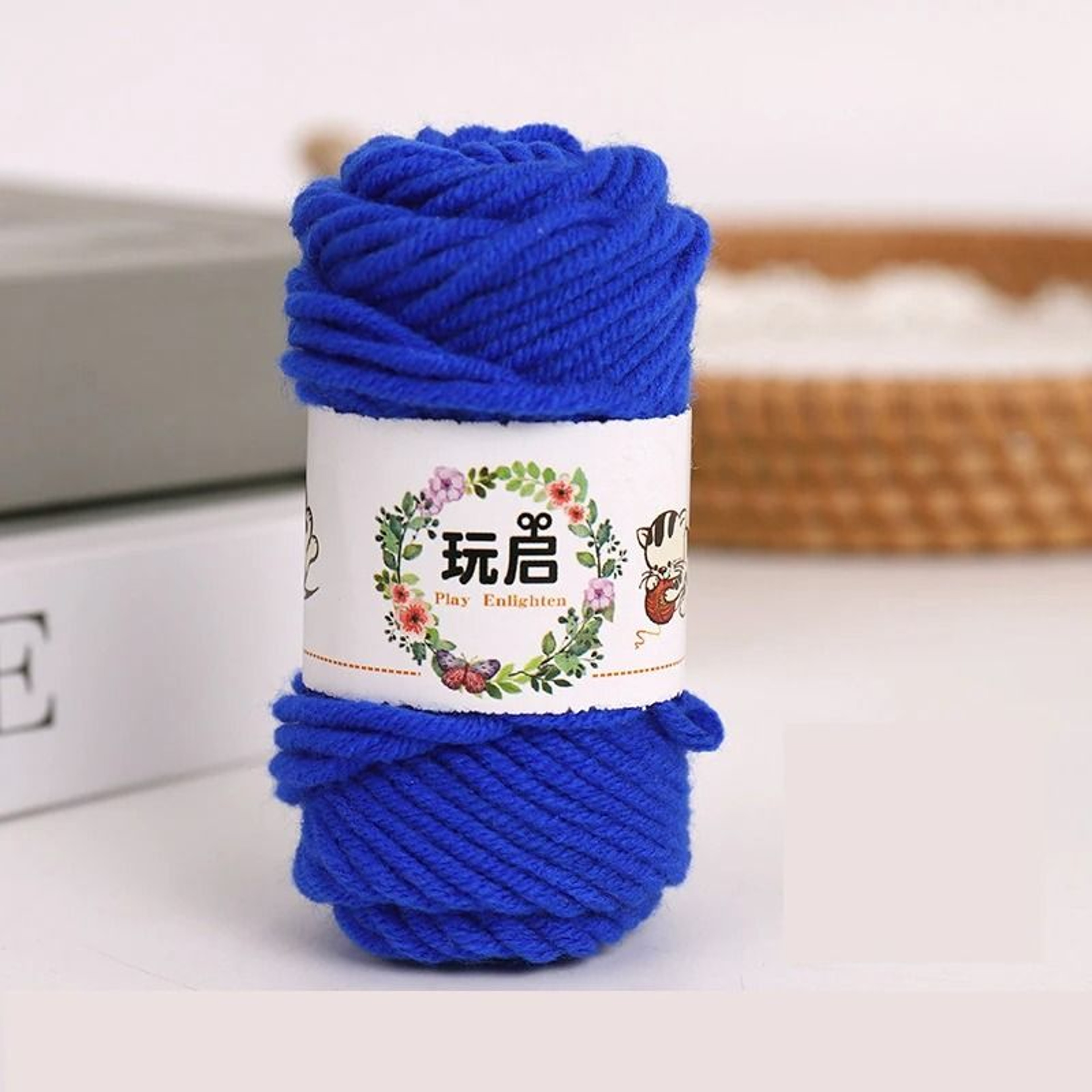 10g 5Ply Baby Milk Soft Cotton Wool Yarn Mini Roll For Crochet Sweaters Dolls Hats Crafts 6