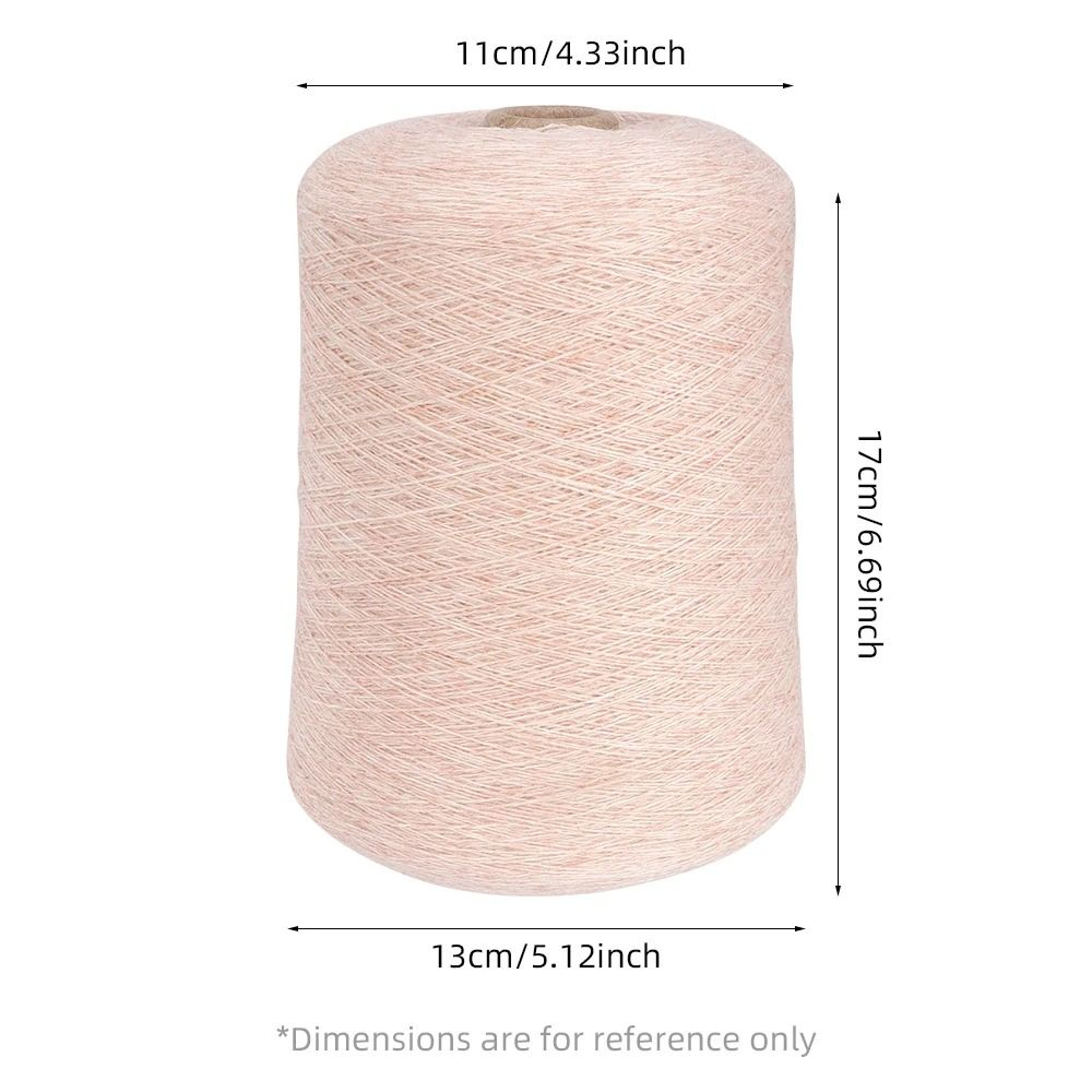 QJH 500g Luxurious Soft Cashmere Worsted Wool Yarn For Crochet Knitting Sweaters Scarves And Shawls 1