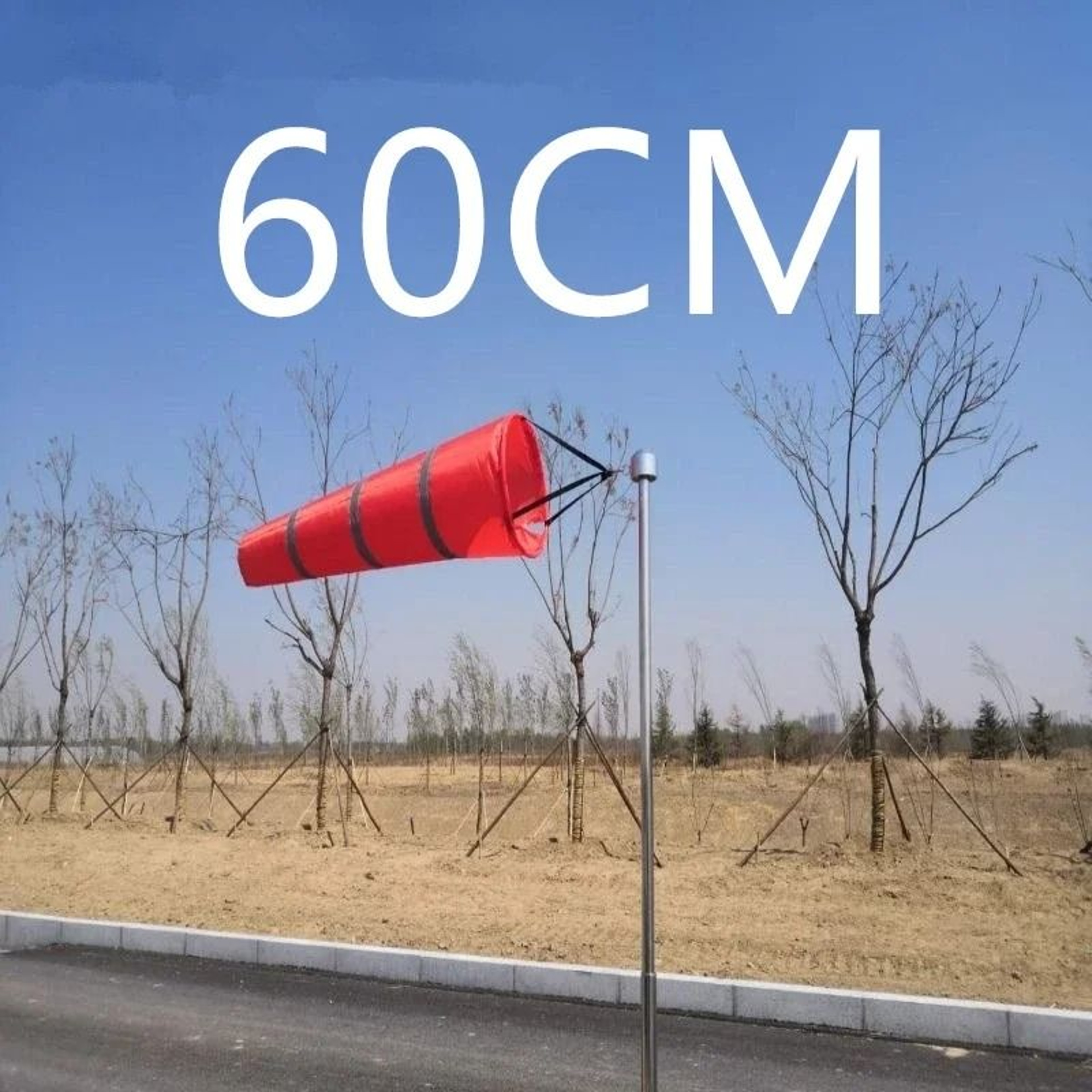 Outdoor Reflective Windsock Scratchproof Windproof Weathercock Direction Indicator 13