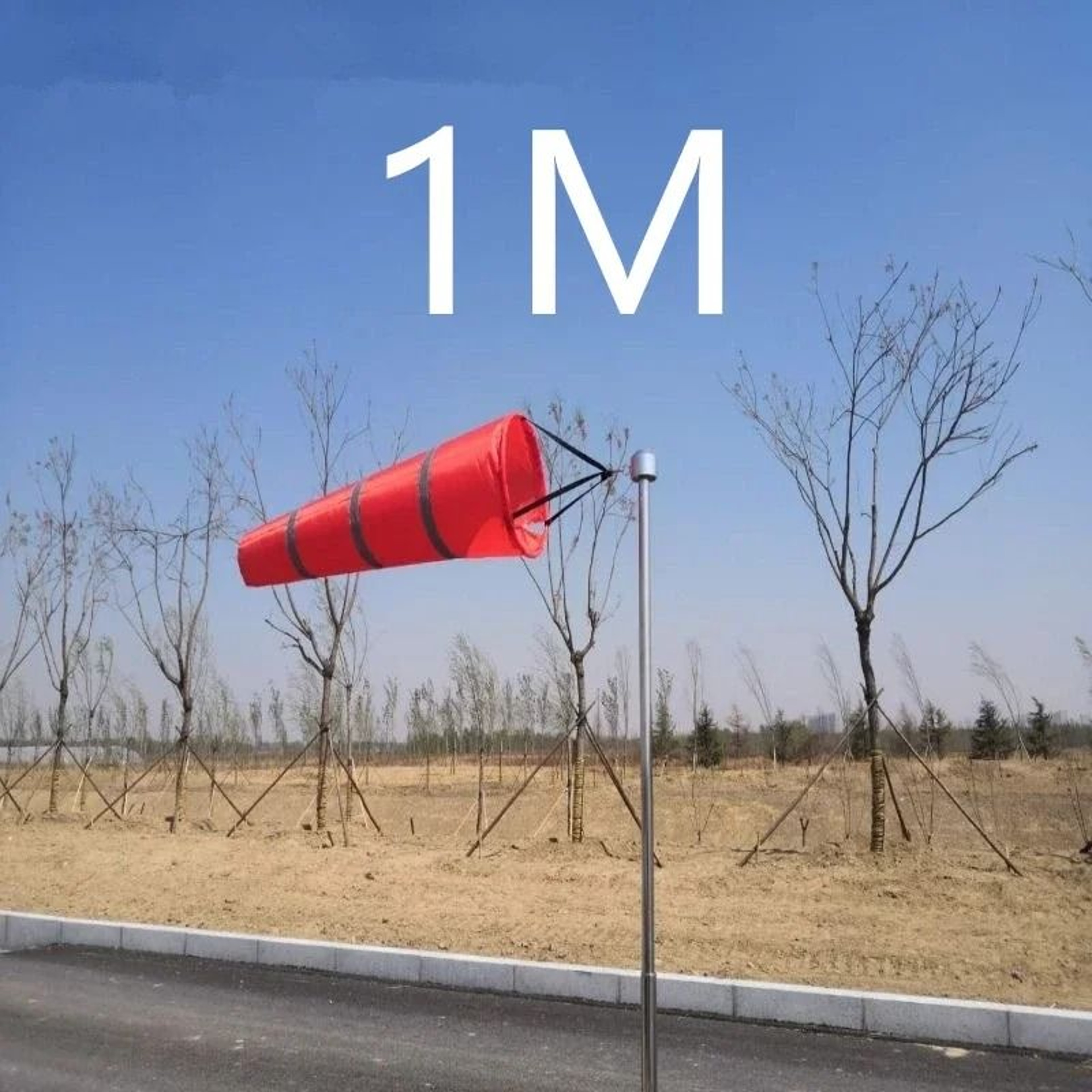 Outdoor Reflective Windsock Scratchproof Windproof Weathercock Direction Indicator 15