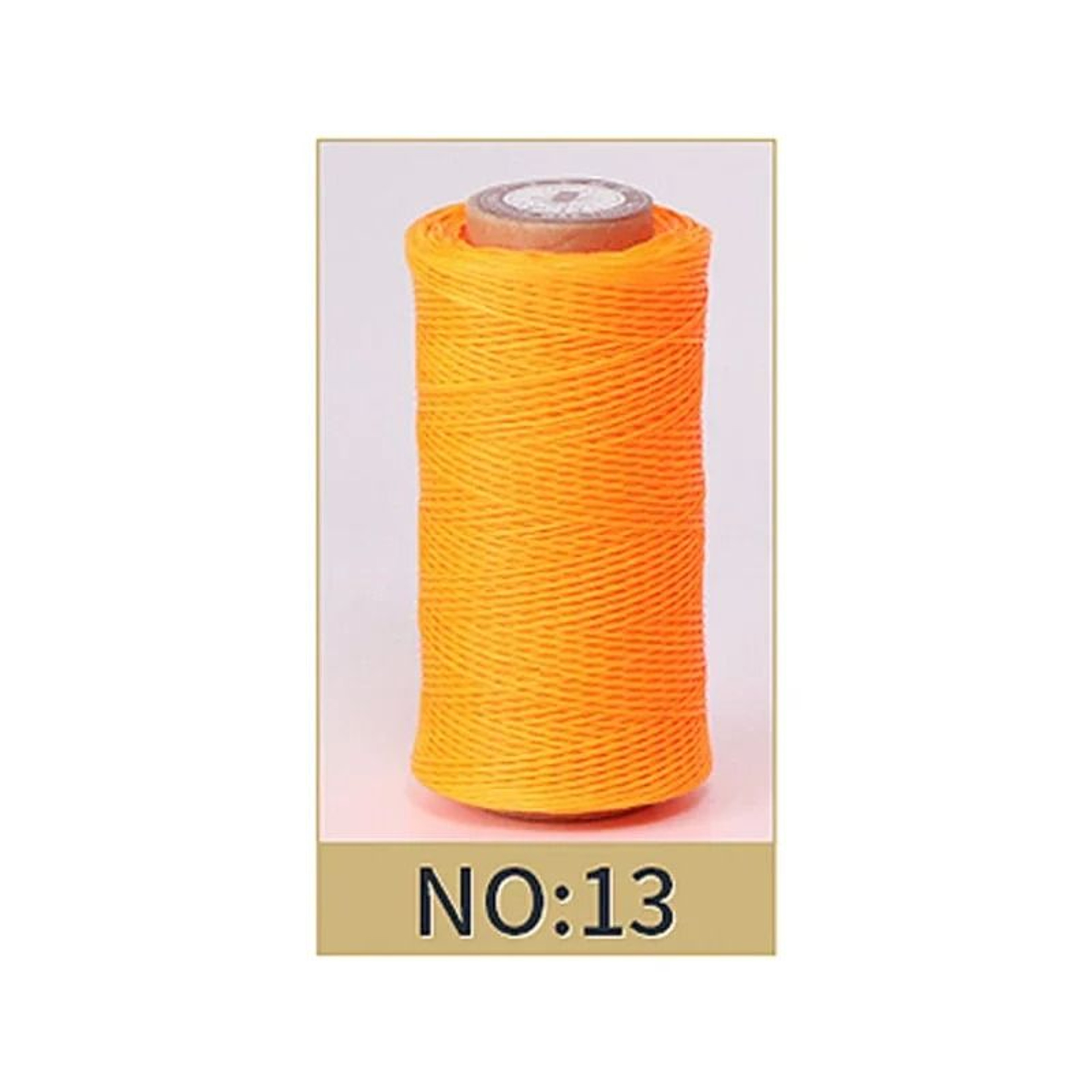 50M 08mm Flat Waxed Thread For Leathercraft Hand Stitching  DIY Handicrafts 14