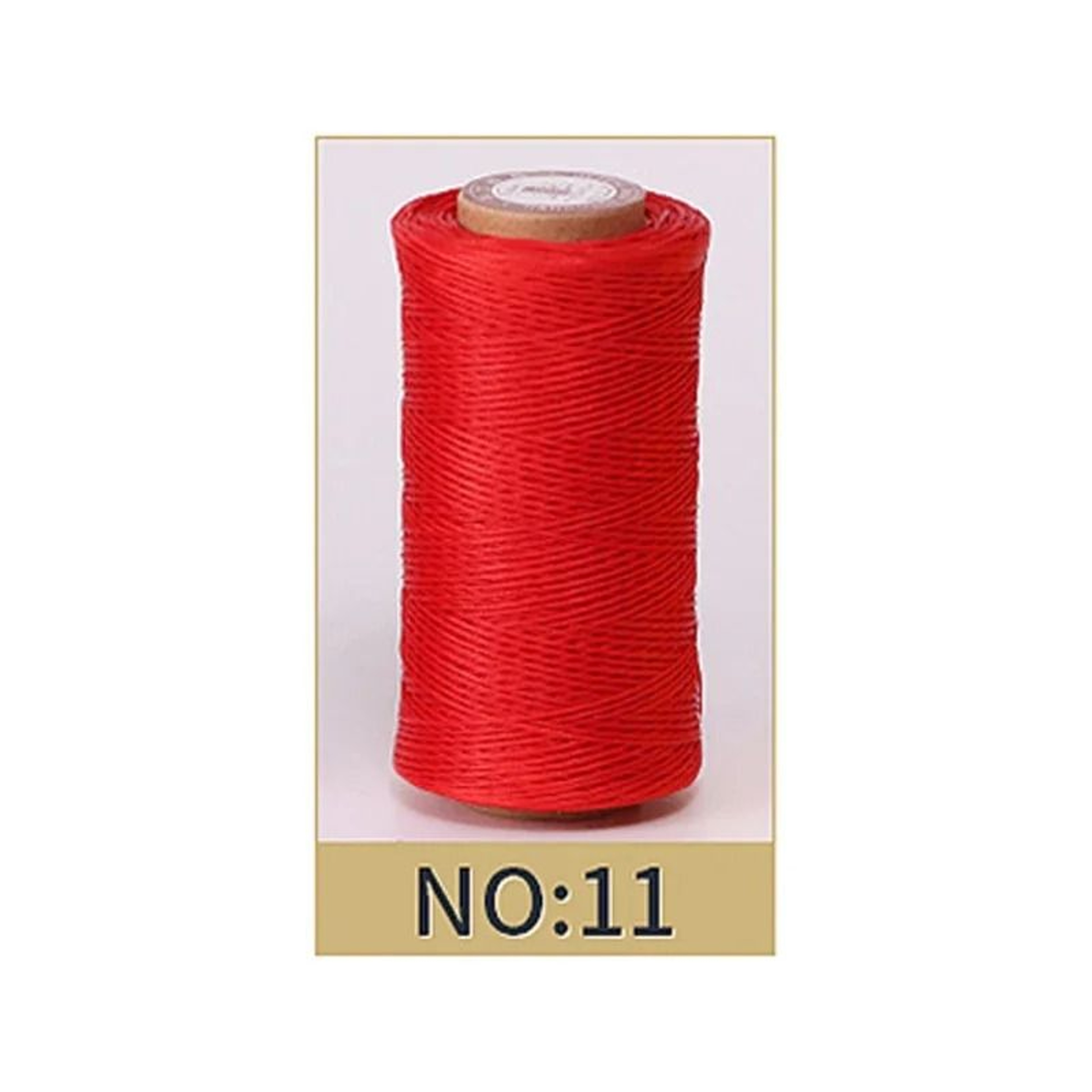 50M 08mm Flat Waxed Thread For Leathercraft Hand Stitching  DIY Handicrafts 12