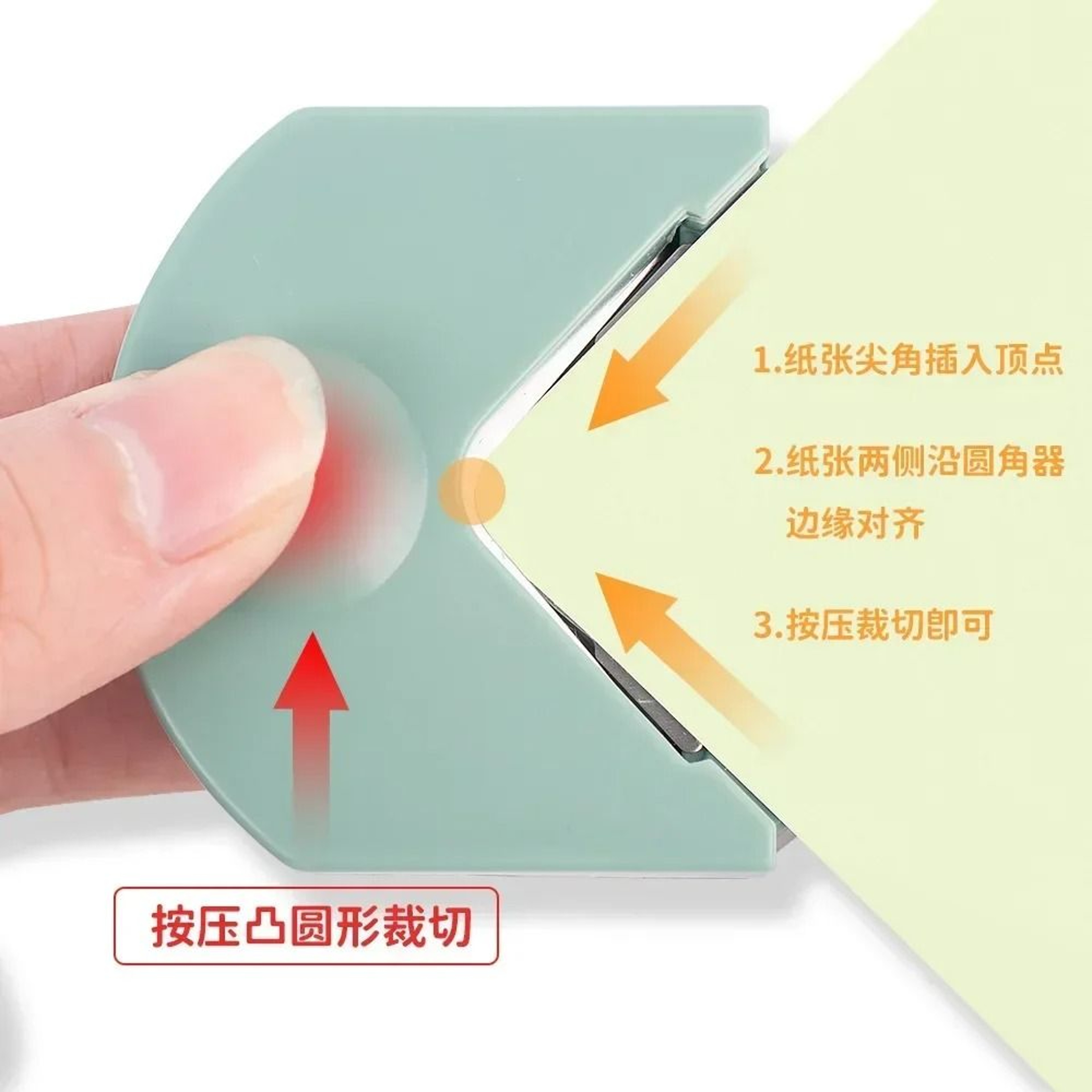 Mini Paper Corner Rounder Punch  HeavyDuty PVC Card Chamfer Trimmer 2