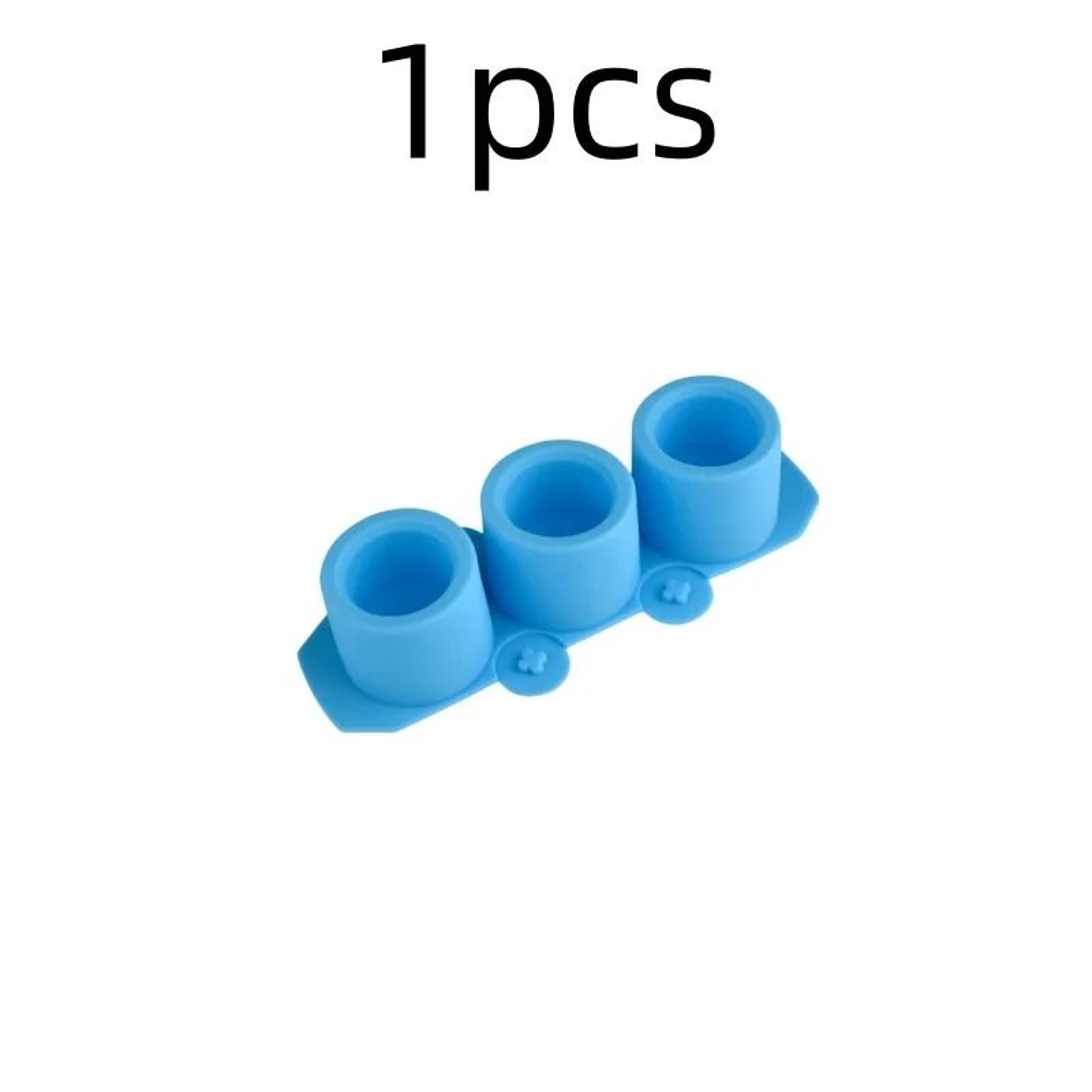 3Hole Round Concrete Flower Pot  Candle Vessel Silicone Mold 7