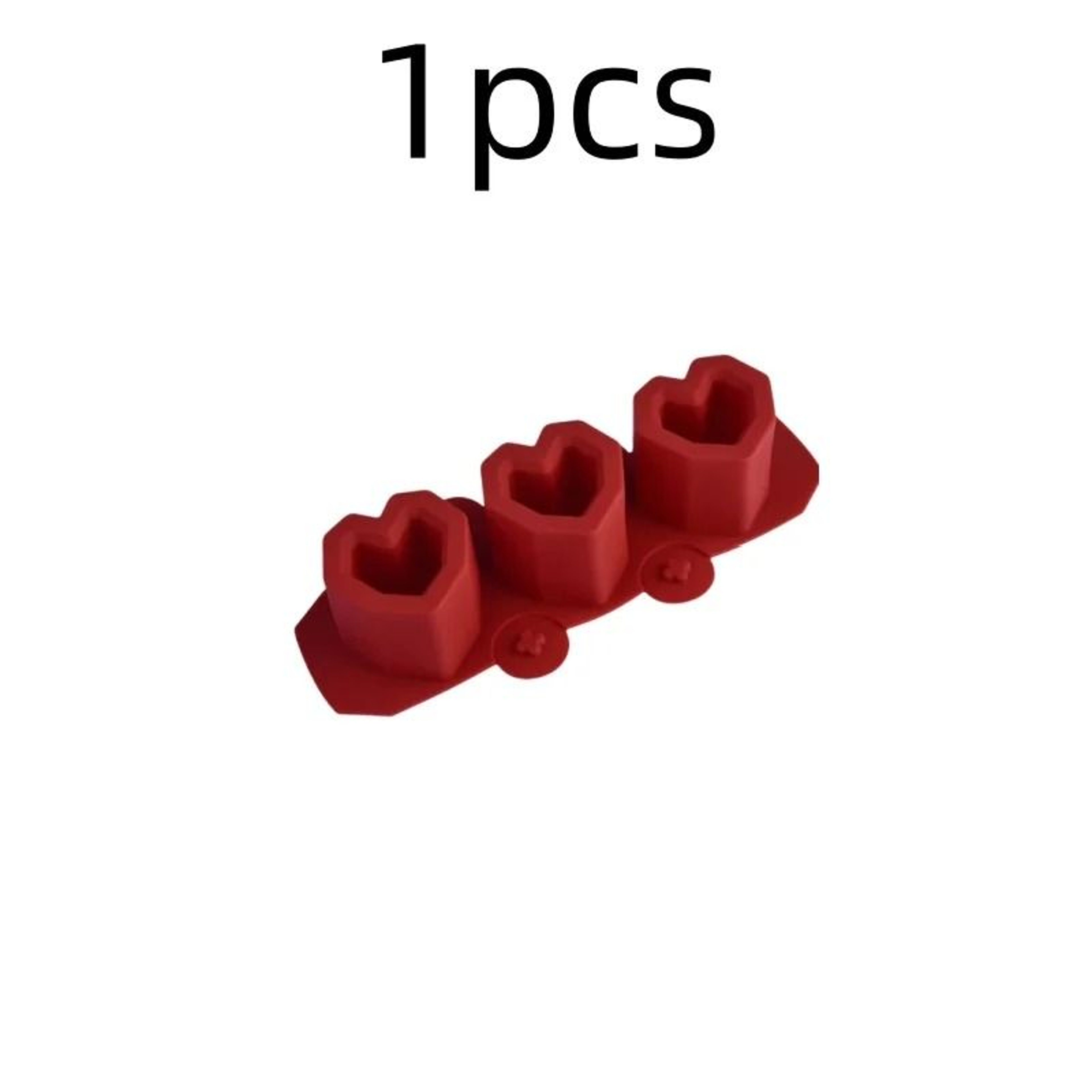 3Hole Round Concrete Flower Pot  Candle Vessel Silicone Mold 6