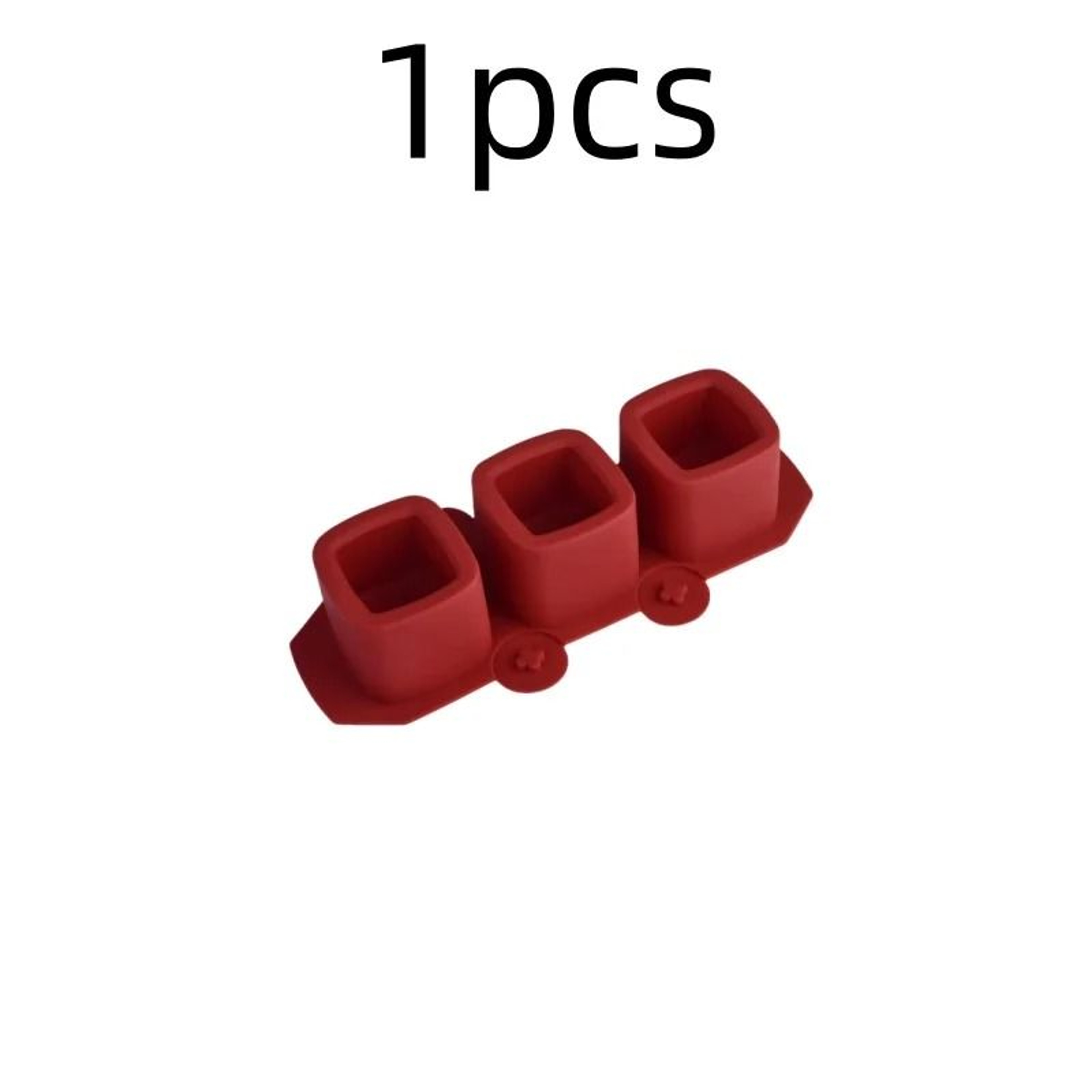 3Hole Round Concrete Flower Pot  Candle Vessel Silicone Mold 15