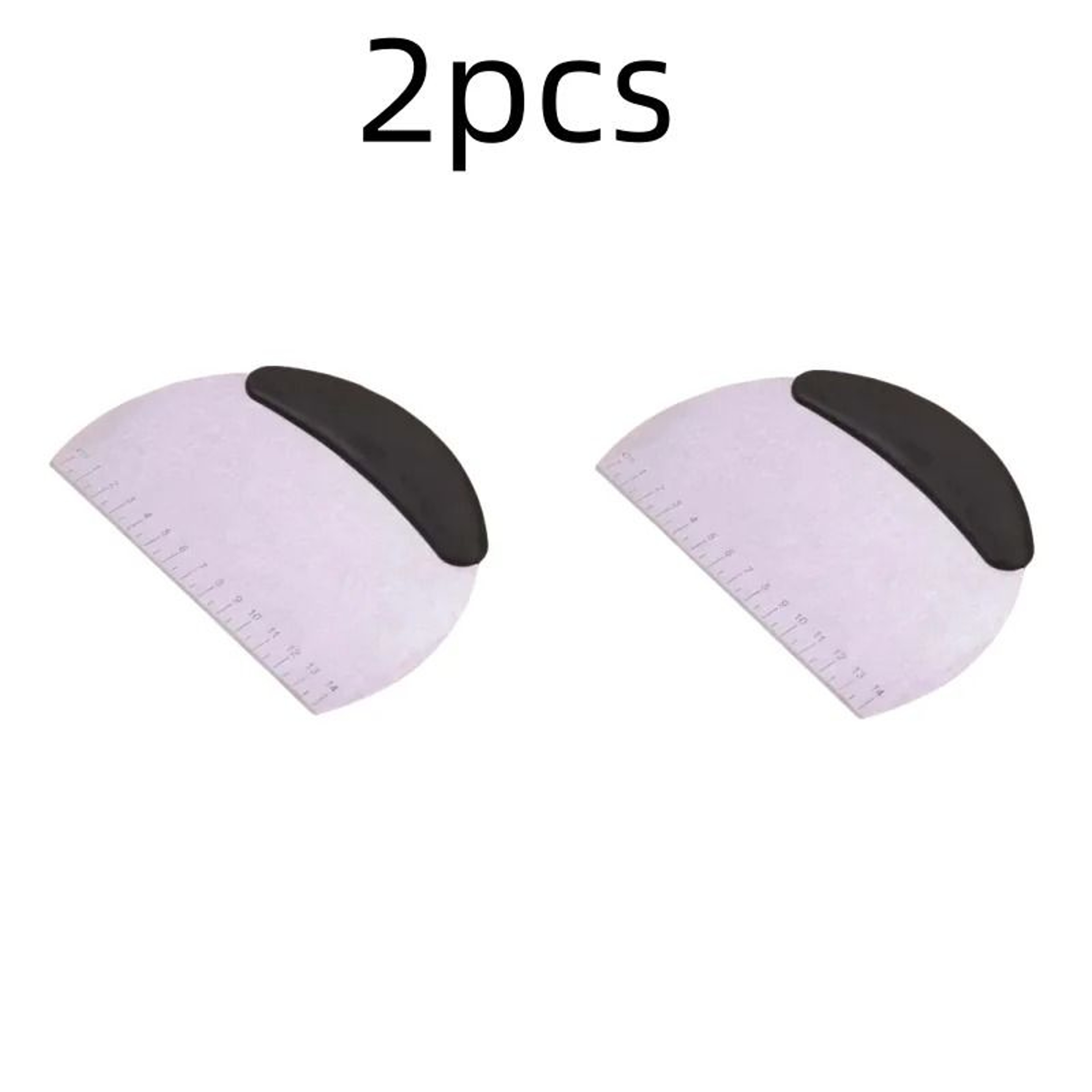 Stainless Steel Pastry Cutter  Bench Dough Scraper Chopper With Measuring Scale 8
