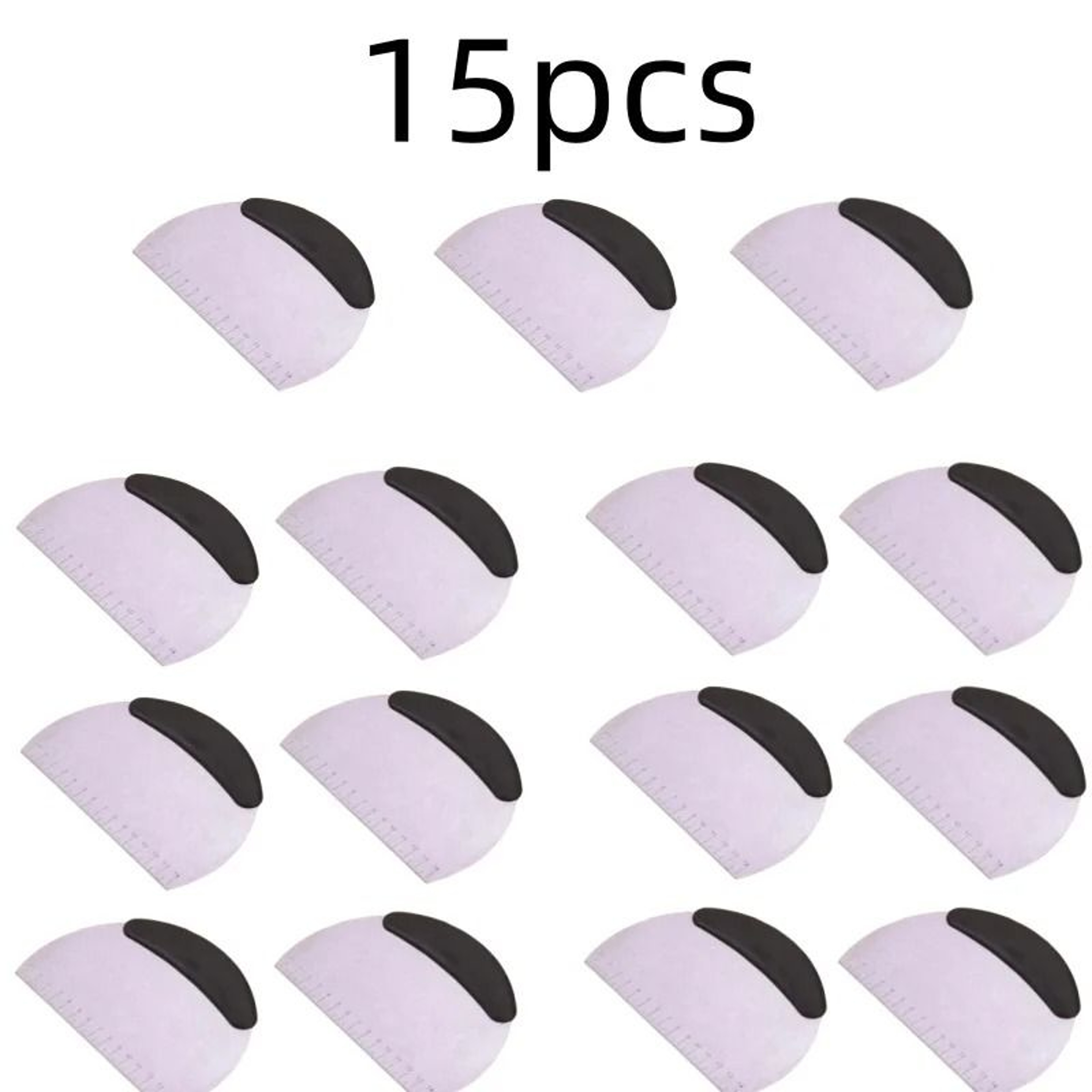 Stainless Steel Pastry Cutter  Bench Dough Scraper Chopper With Measuring Scale 15