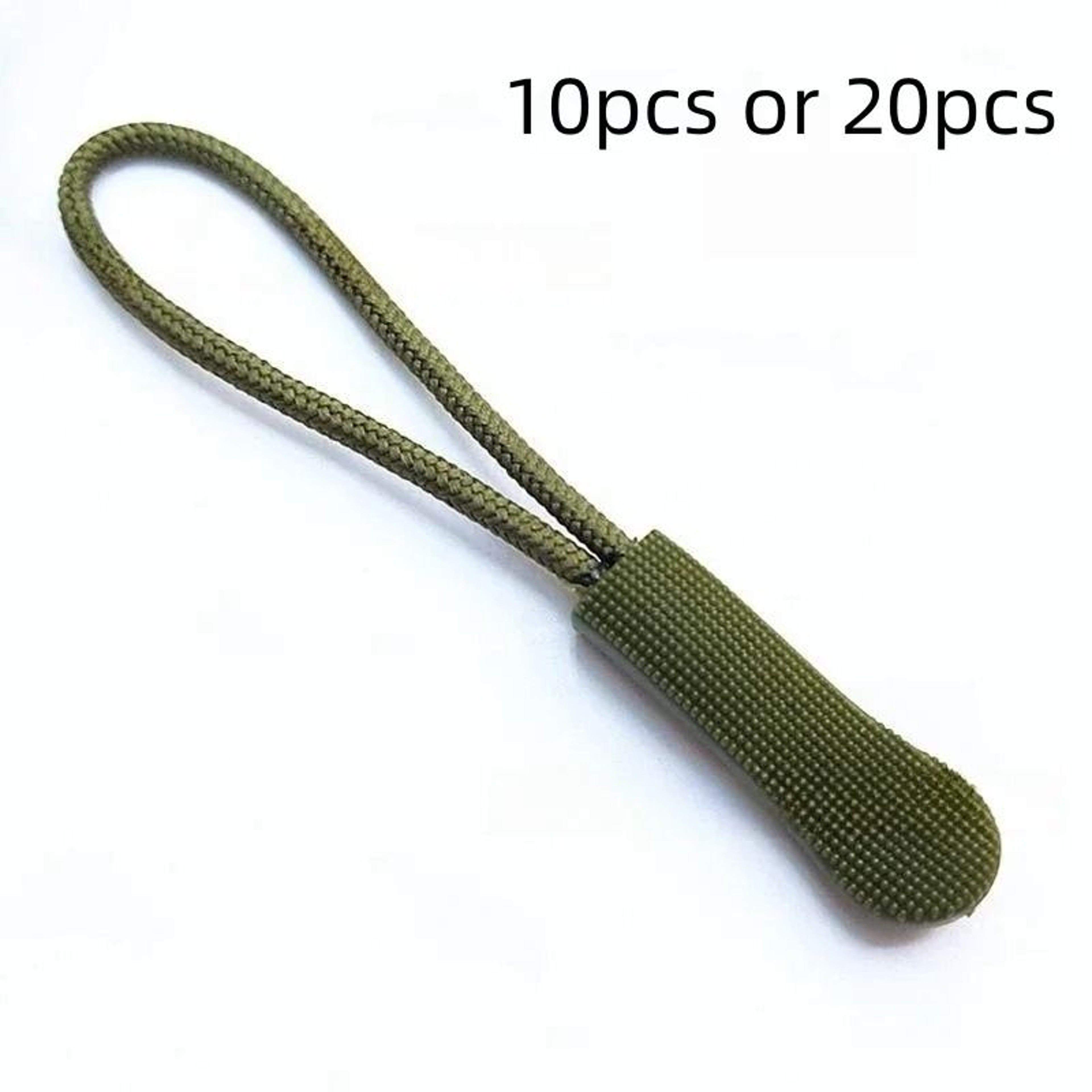 1020Piece Zipper Pull Replacement Cord Tabs  Broken Zip Fixer Clips 10