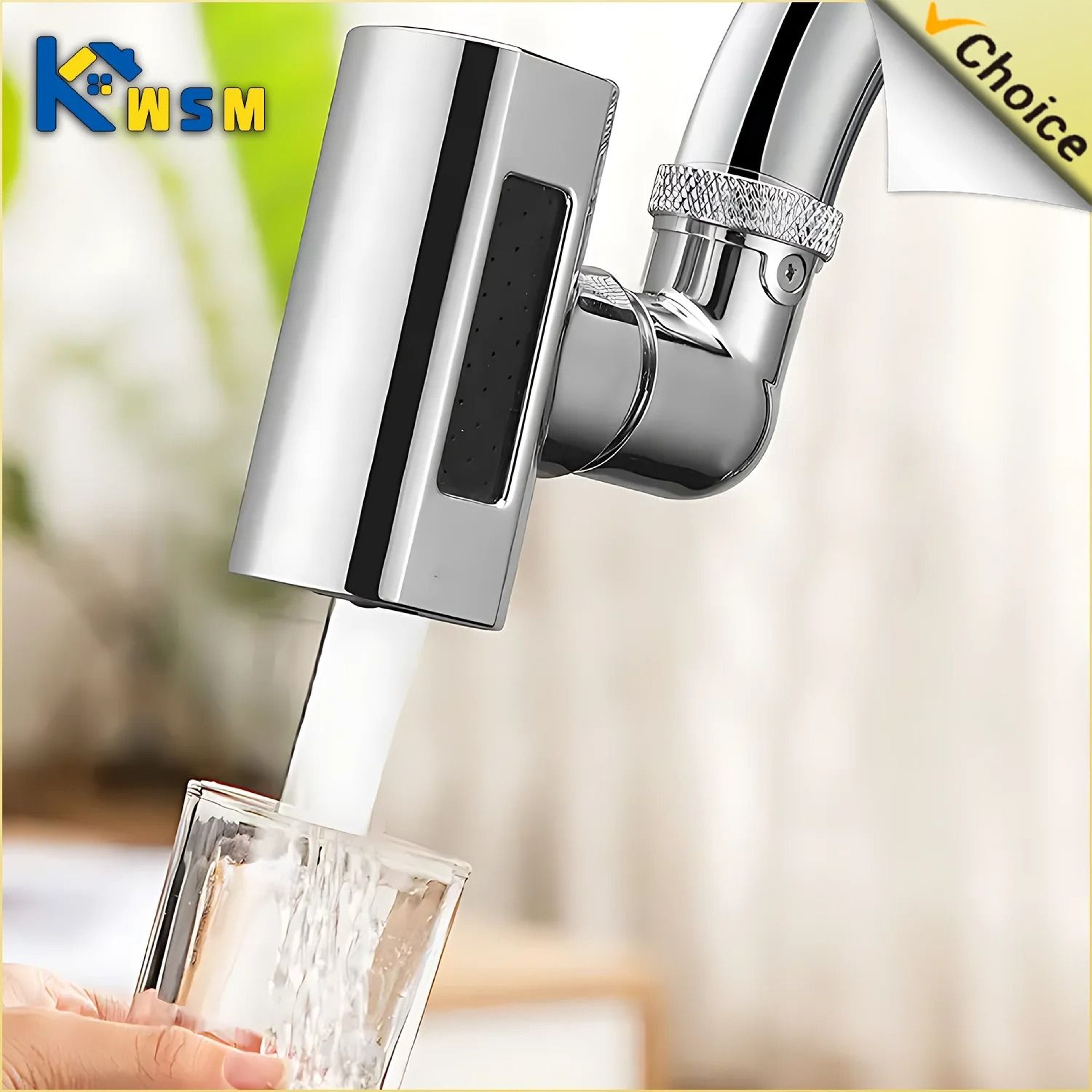 FourSpeed Rotating Flying Rain Kitchen Faucet Aerator  Waterfall Spout  MultiFunction Vegetable Was 0