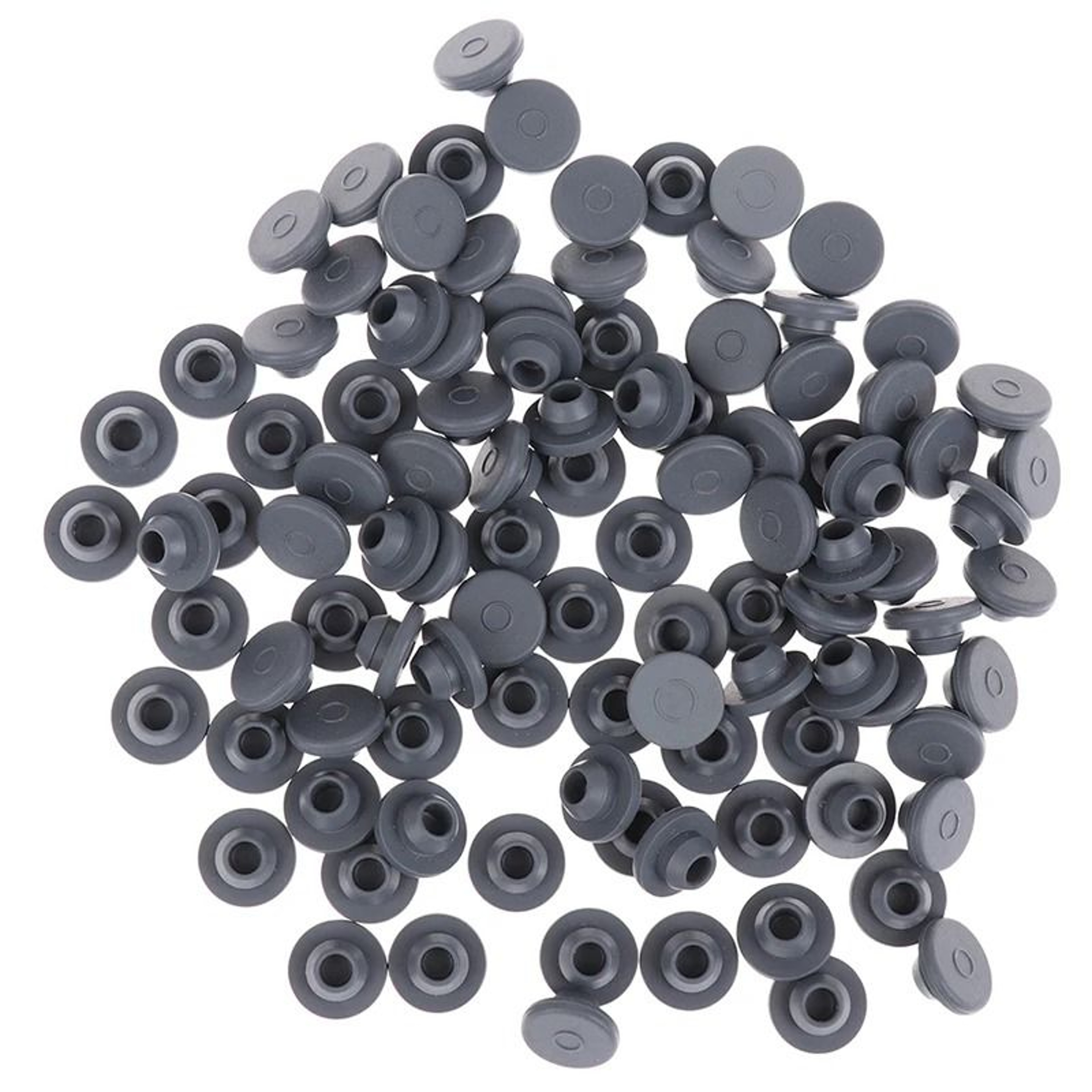 100Pcs Rubber Stoppers  SelfSealing Injection Ports 1