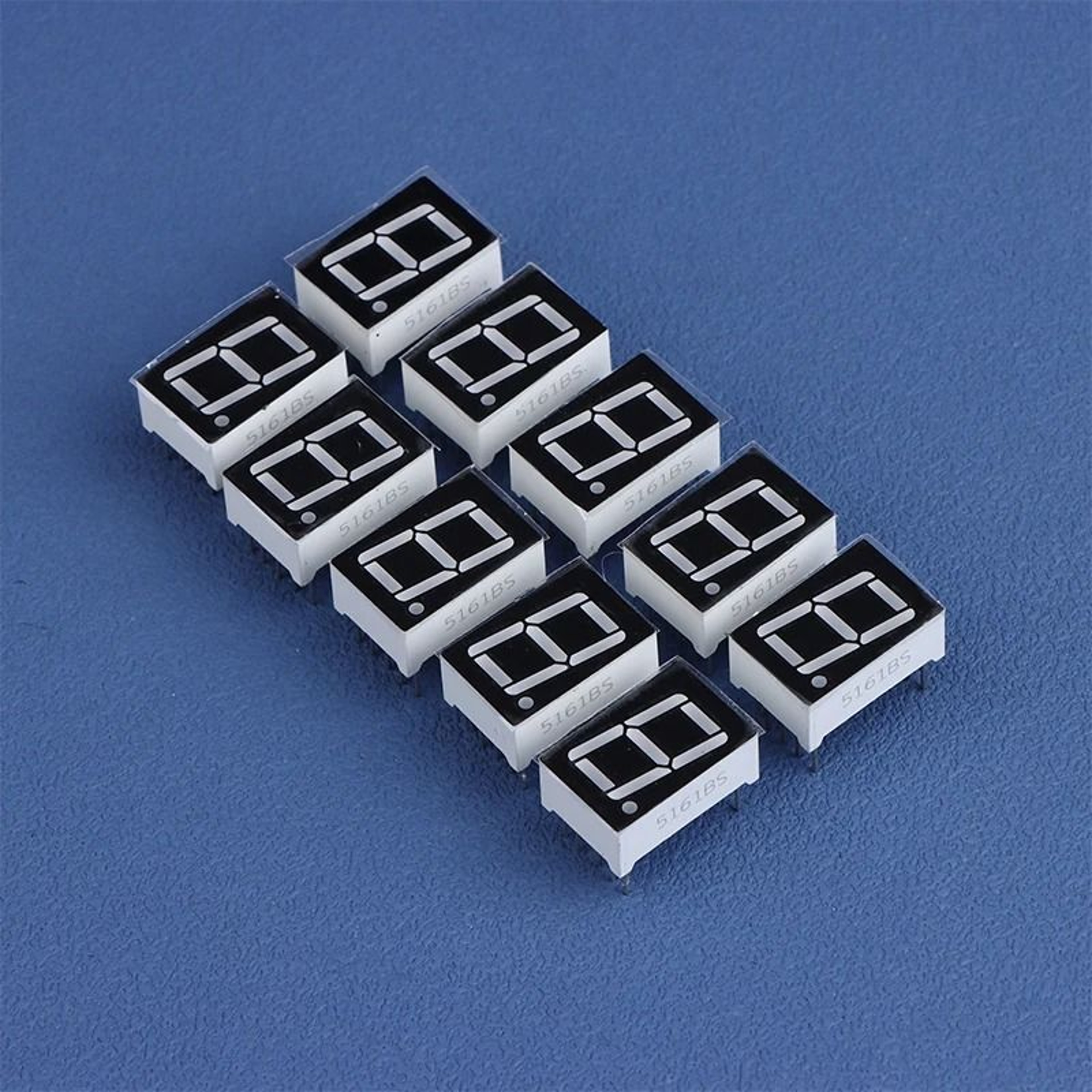 10Pcs 056Inch SingleDigit 7Segment Red LED Digital Display Tubes 0