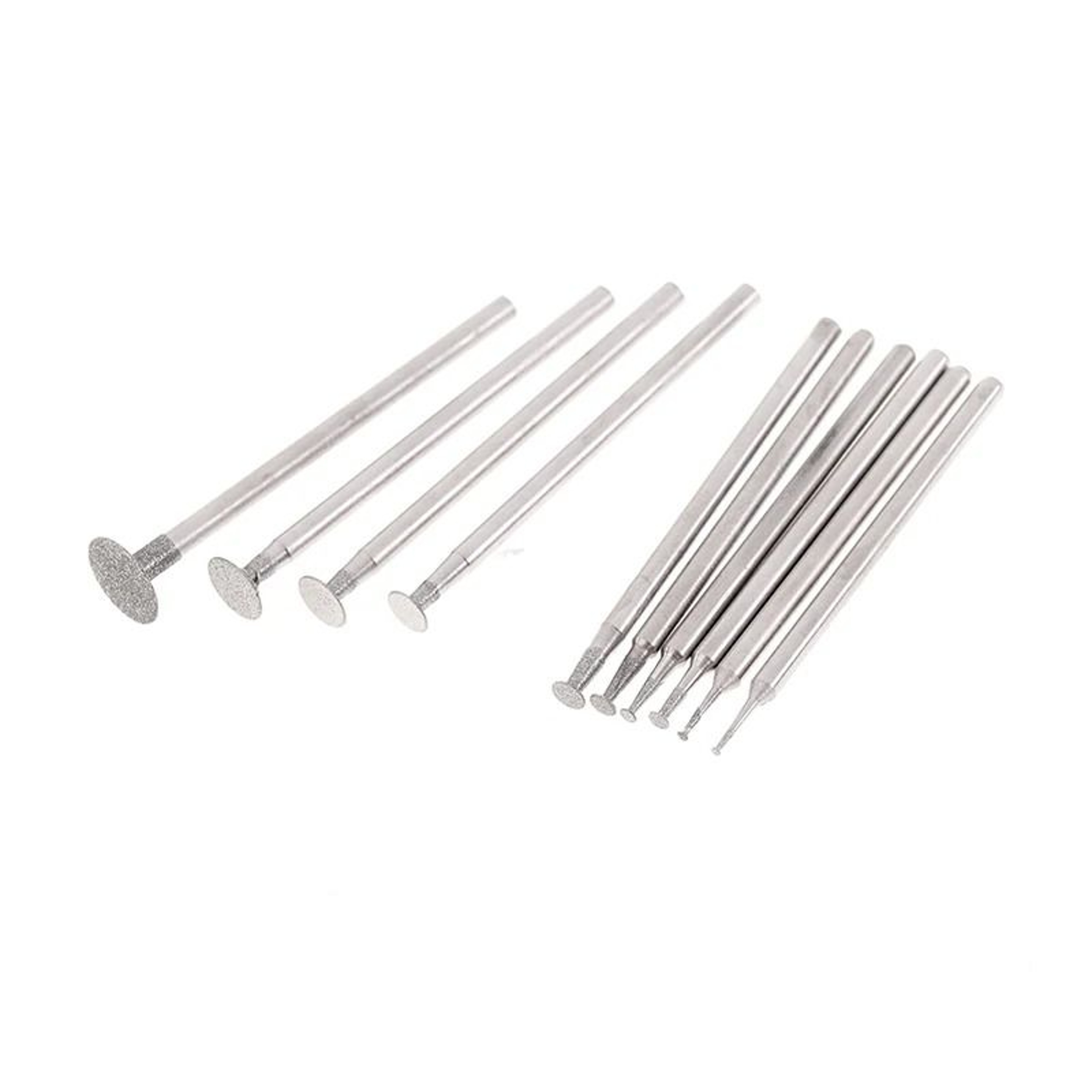 10Size UltraThin THead Diamond Grinding Bit Set 235mm Shank 4