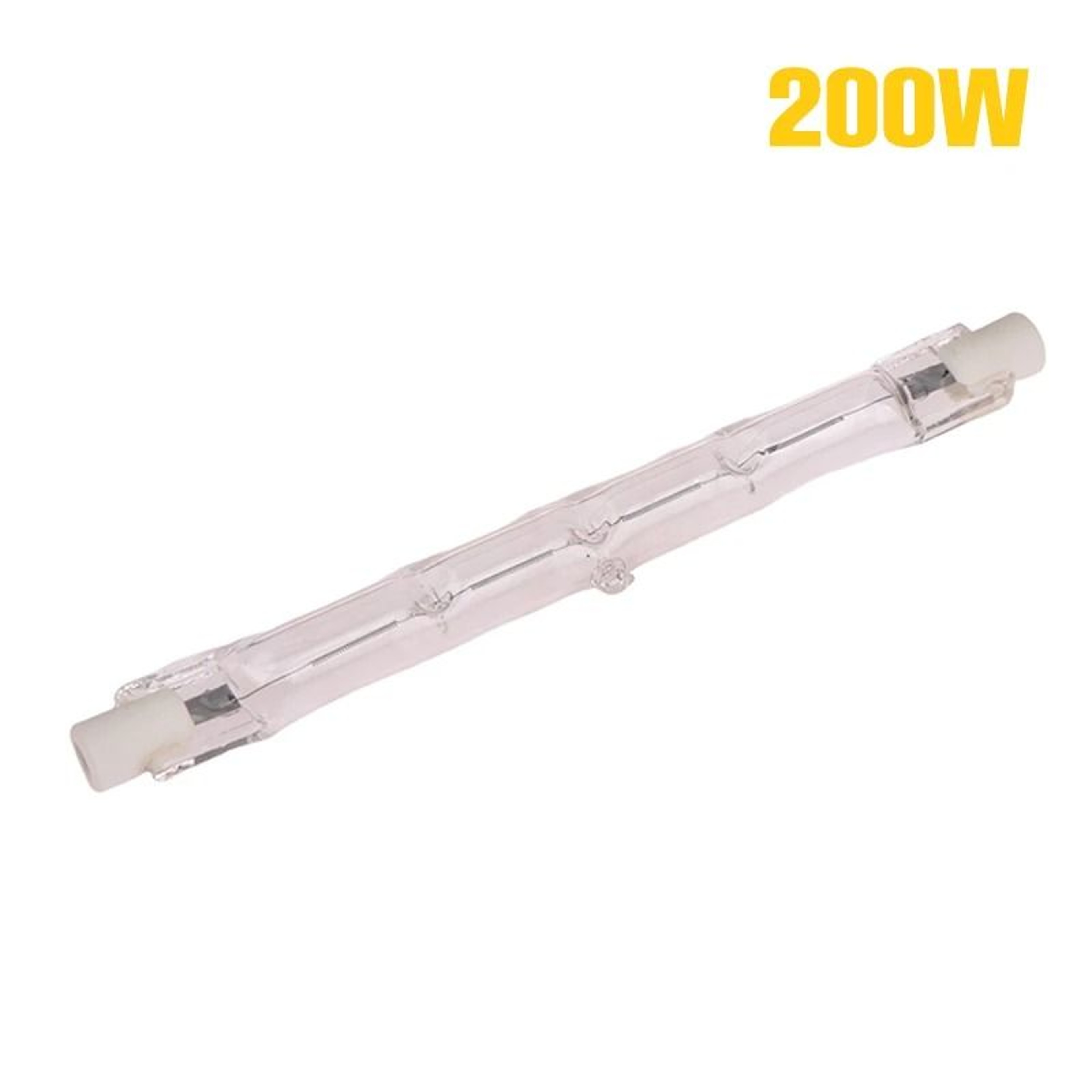 118mm DoubleEnded Linear R7s Halogen Light Bulb 100W  200W  300W AC 230V 7
