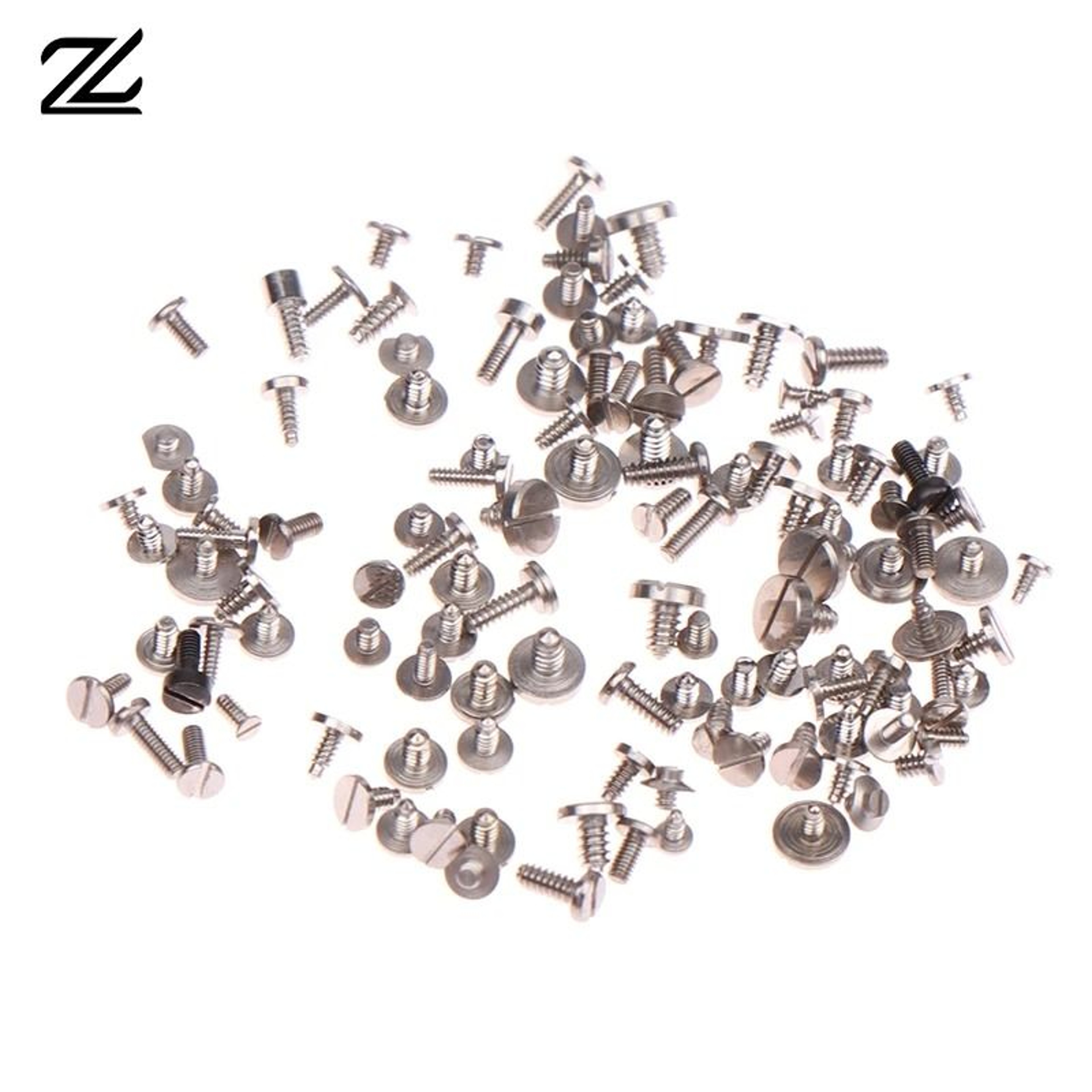 100Pcs Tiny Precision Mixed MultiSize Watch Screws Set For Watchmakers 0