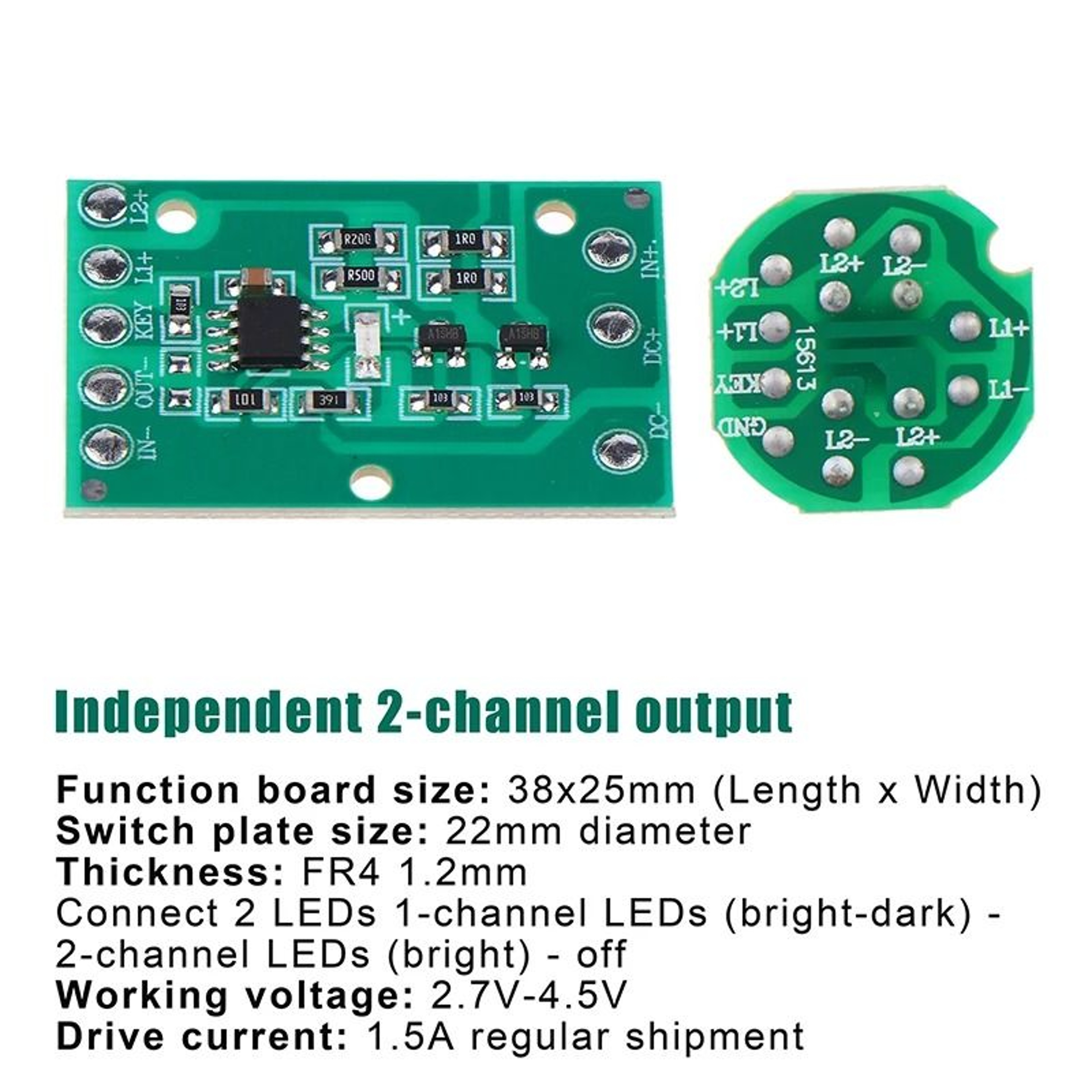 HZ8813 Flashlight Driver Board 3Mode  5Mode For T6 U2 L2 LED Circuit Control 9