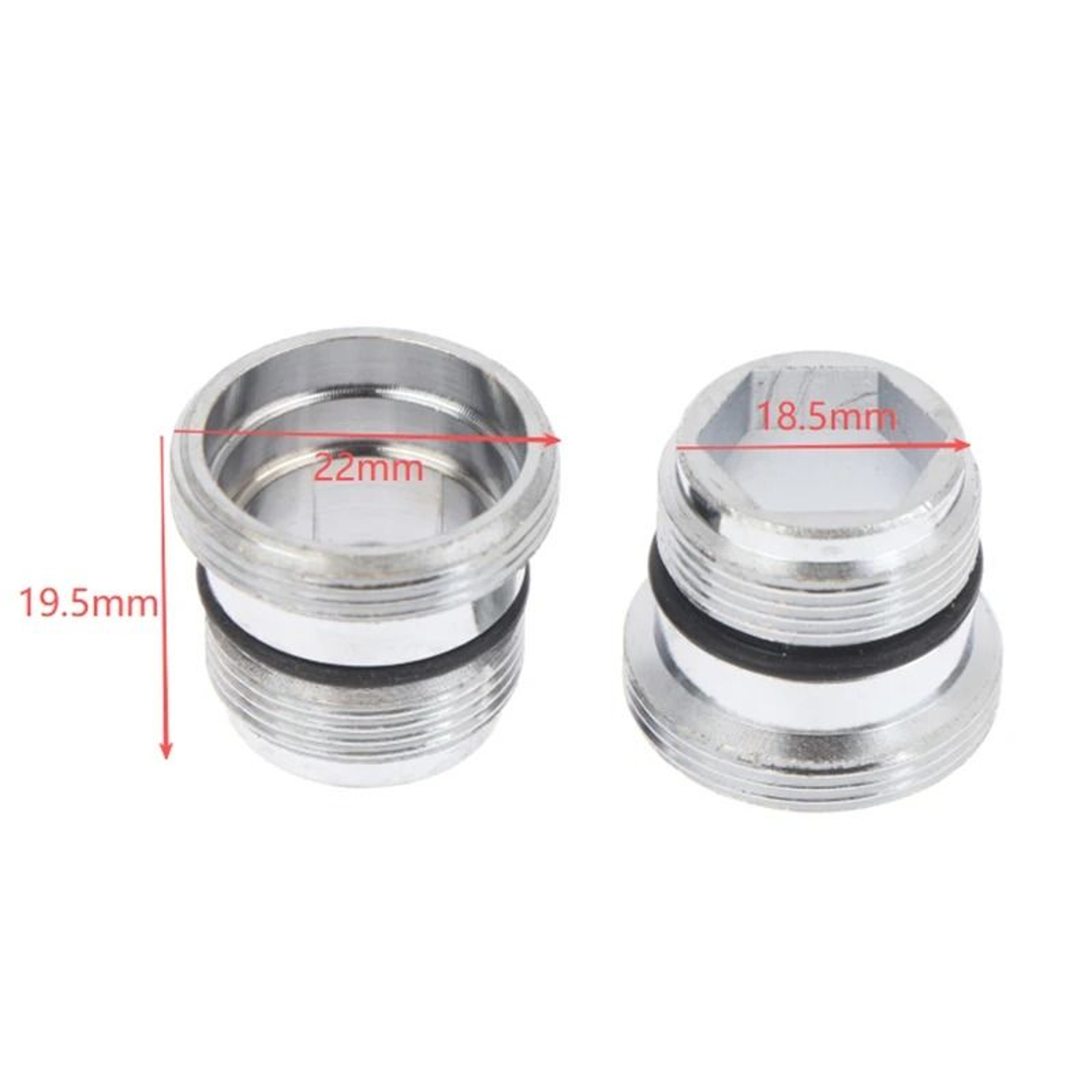 24Pcs M185 To M22 Faucet Thread Adapter Connectors For Water Purifiers  Bubblers 5