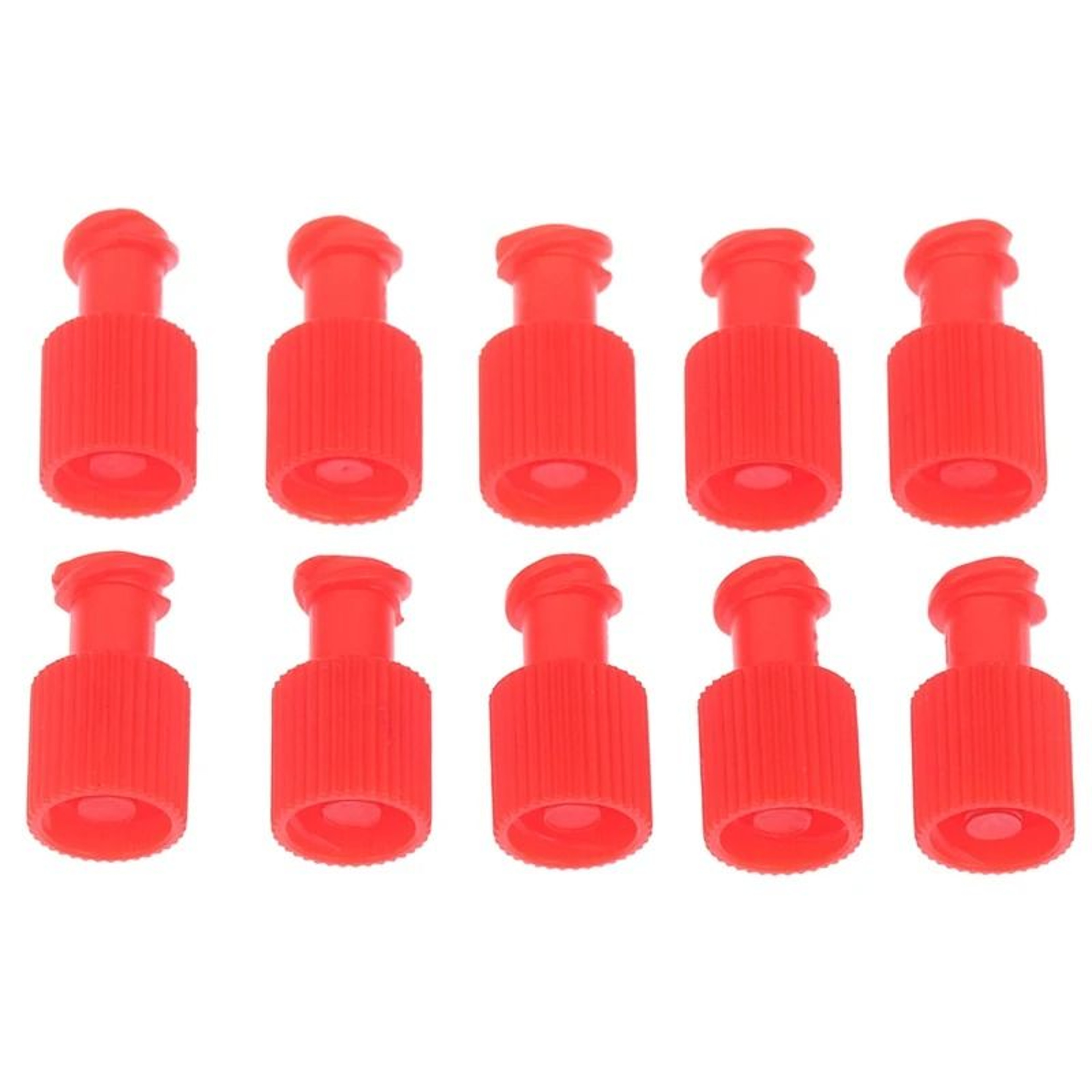 10Pcs Integrated PP Luer Lock Plug Adapters Male  Female Syringe End Caps 6